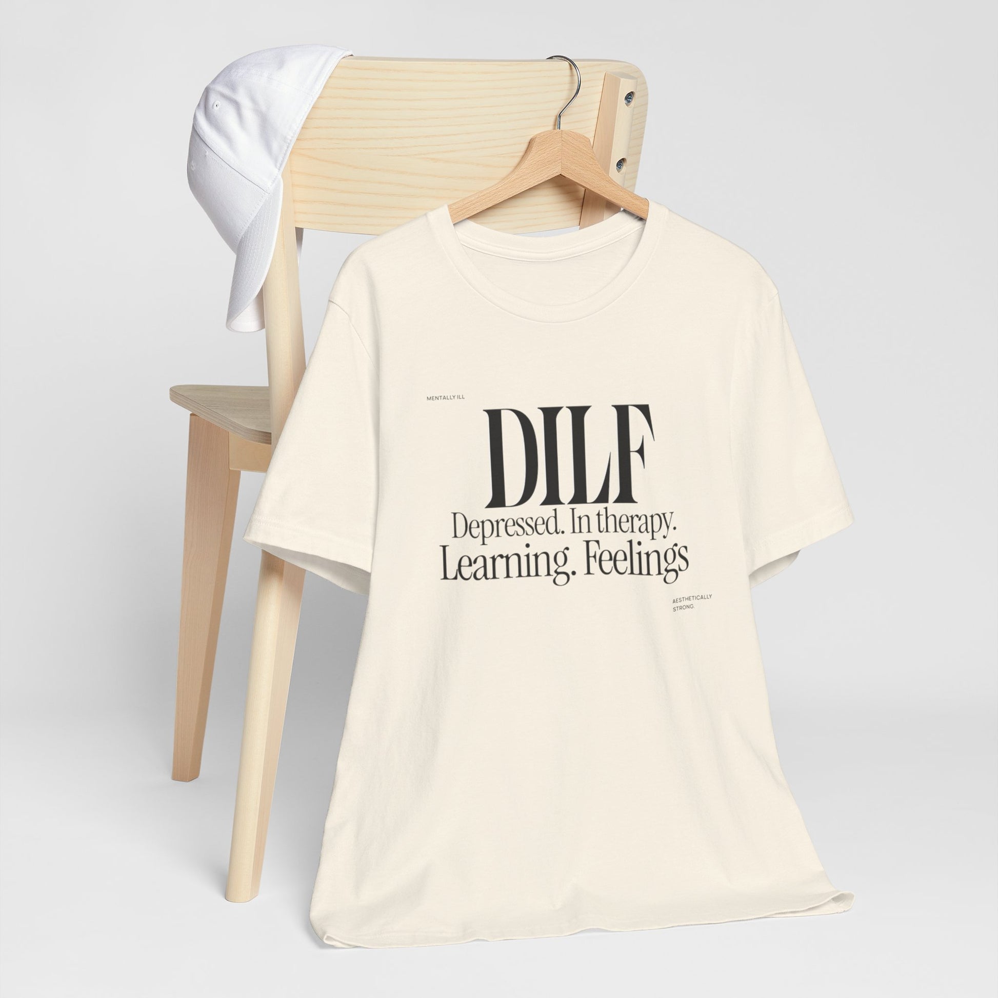 DLF Unisex Jersey Short Sleeve Tee - Embrace Feelings - Its Fine, I Am Fine