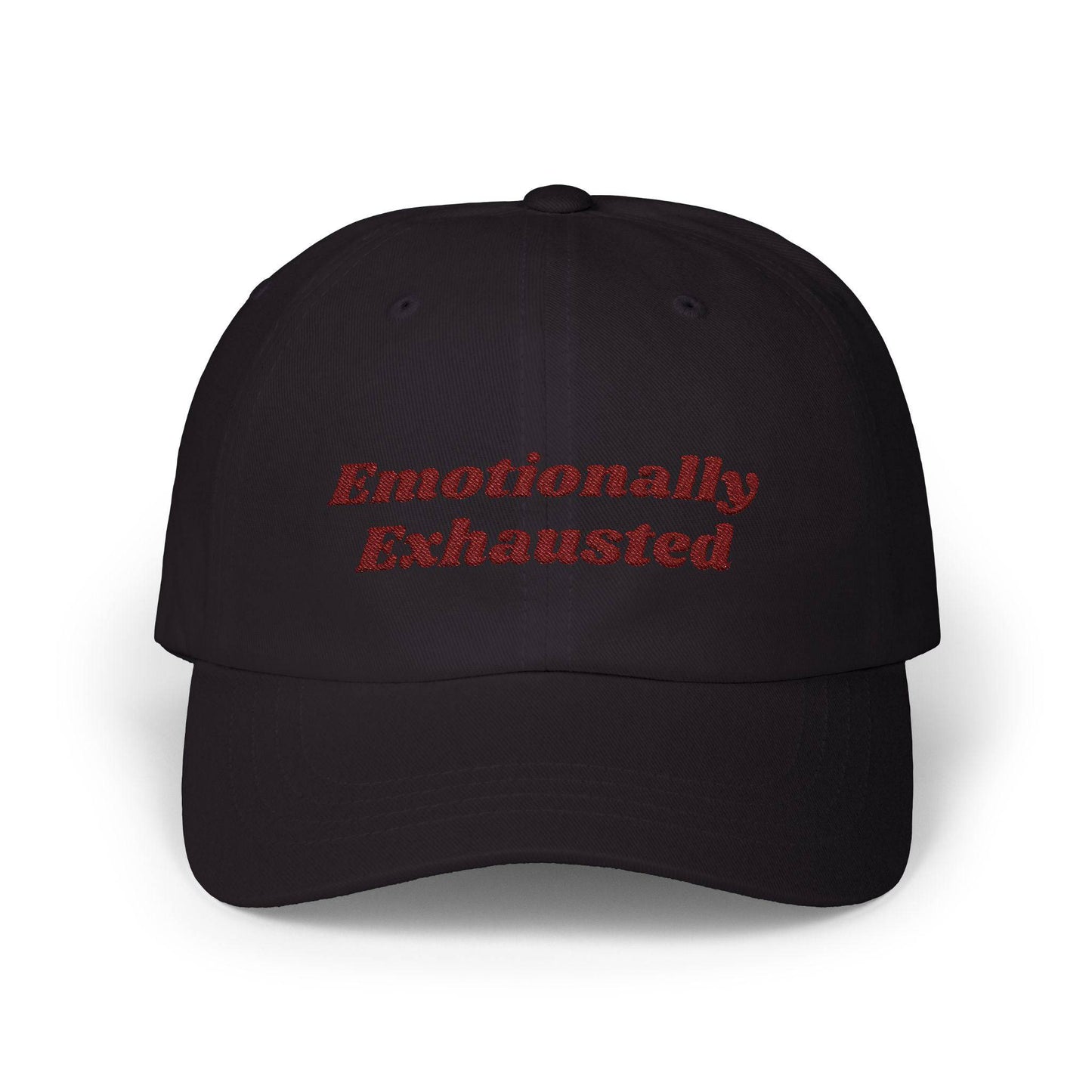 Emotionally Exhausted Dad Cap, Relaxed Fit Cap for Dads, Gift for Fathers Day, Casual Dad Hat, Summer Essential Fashion - Classic Dad Cap, - Its Fine, I Am Fine
