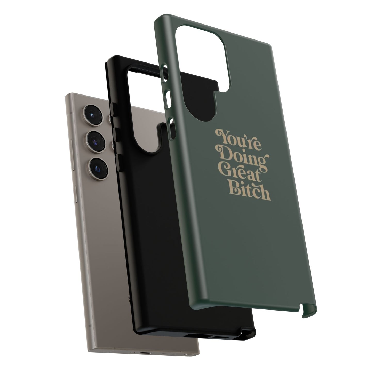 Tough Cases, Encouraging Phone Case, Motivational Phone Cover, Inspirational Phone Protector, Tough Love Phone Case, You're Doing Great