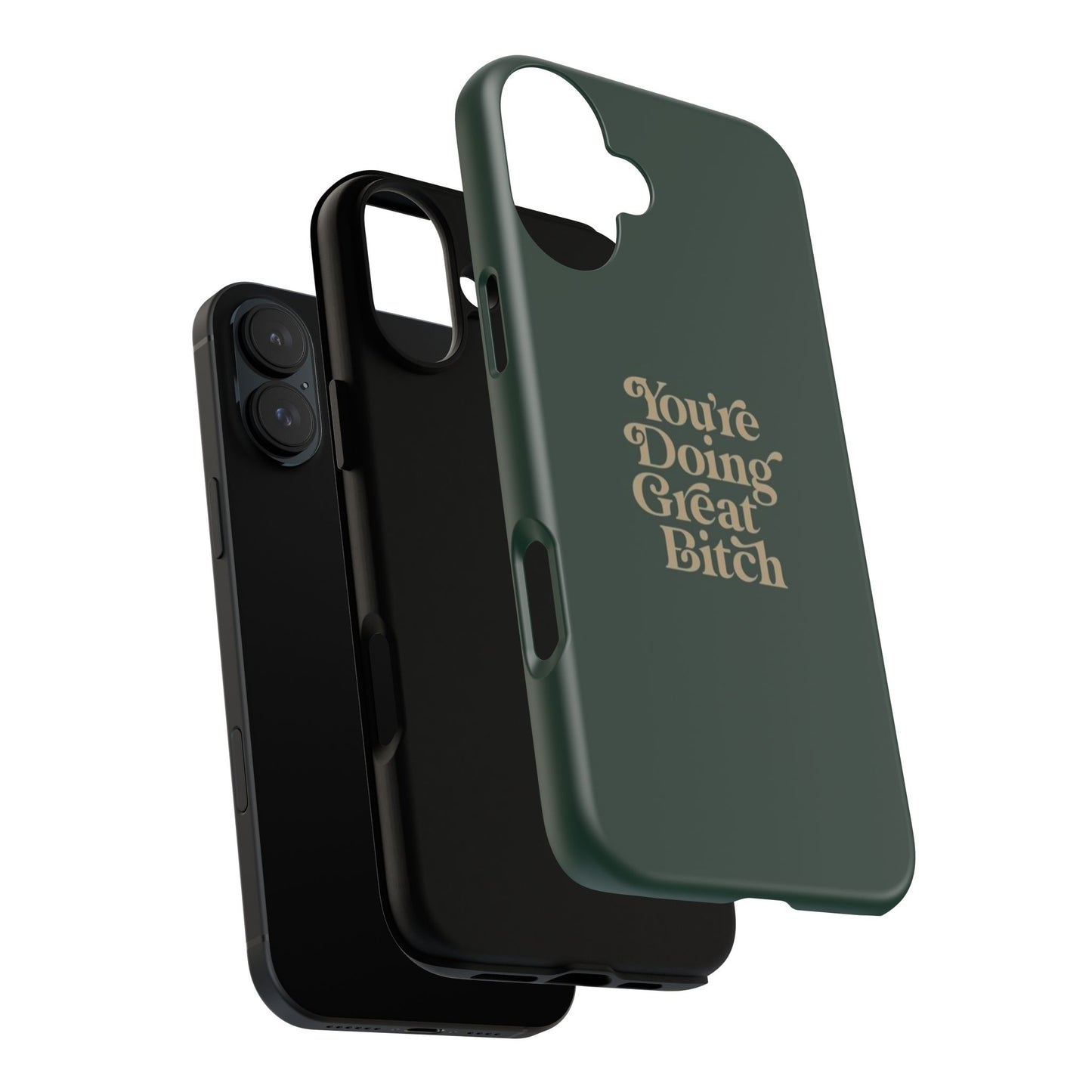 Tough Cases, Encouraging Phone Case, Motivational Phone Cover, Inspirational Phone Protector, Tough Love Phone Case, You're Doing Great