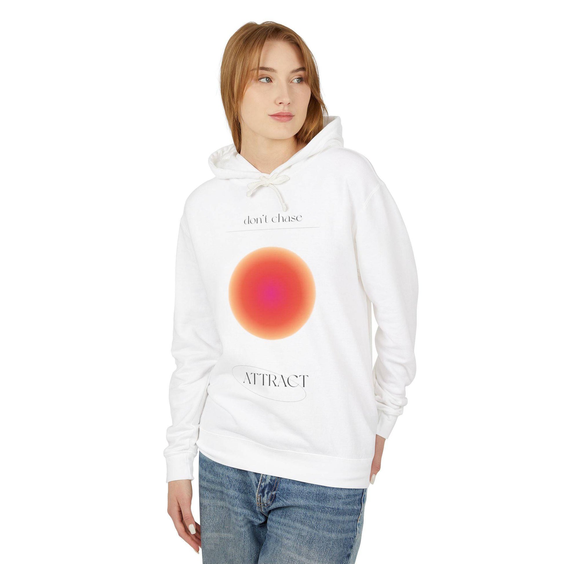 Don't Chase Attract Unisex Lightweight Hooded Sweatshirt - Its Fine, I Am Fine