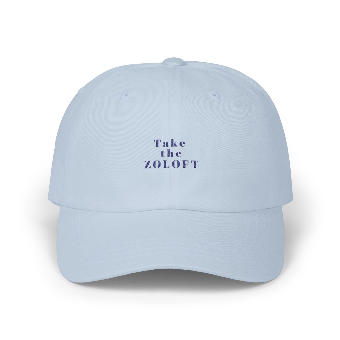 Zoloft Dad Cap, Relaxation Gift, Mental Health Awareness Hat, Casual Outfit, Everyday Wear, Gift for Him, Classic Baseball Cap