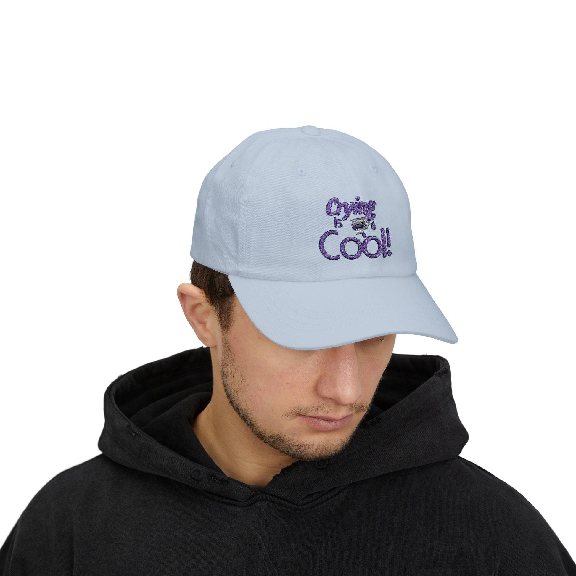 Crying is Cool Dad Cap, Funny Baseball Hat, Gift for Dads, Casual Streetwear, Summer Fashion, Unisex Hats - Its Fine, I Am Fine
