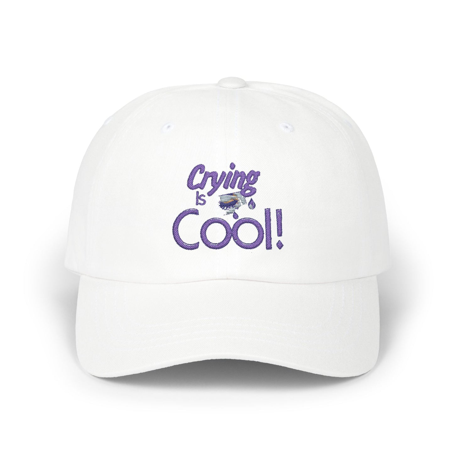 Crying is Cool Dad Cap, Funny Baseball Hat, Gift for Dads, Casual Streetwear, Summer Fashion, Unisex Hats