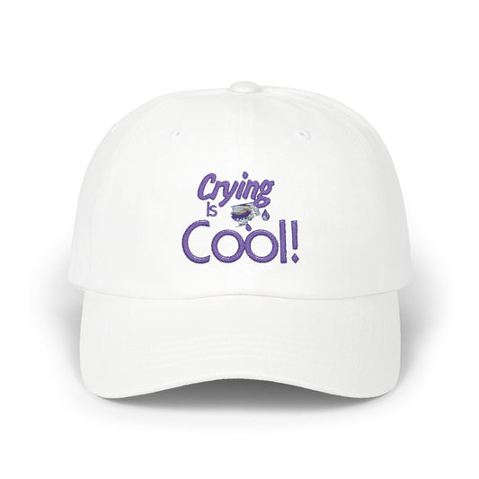Crying is Cool Dad Cap, Funny Baseball Hat, Gift for Dads, Casual Streetwear, Summer Fashion, Unisex Hats