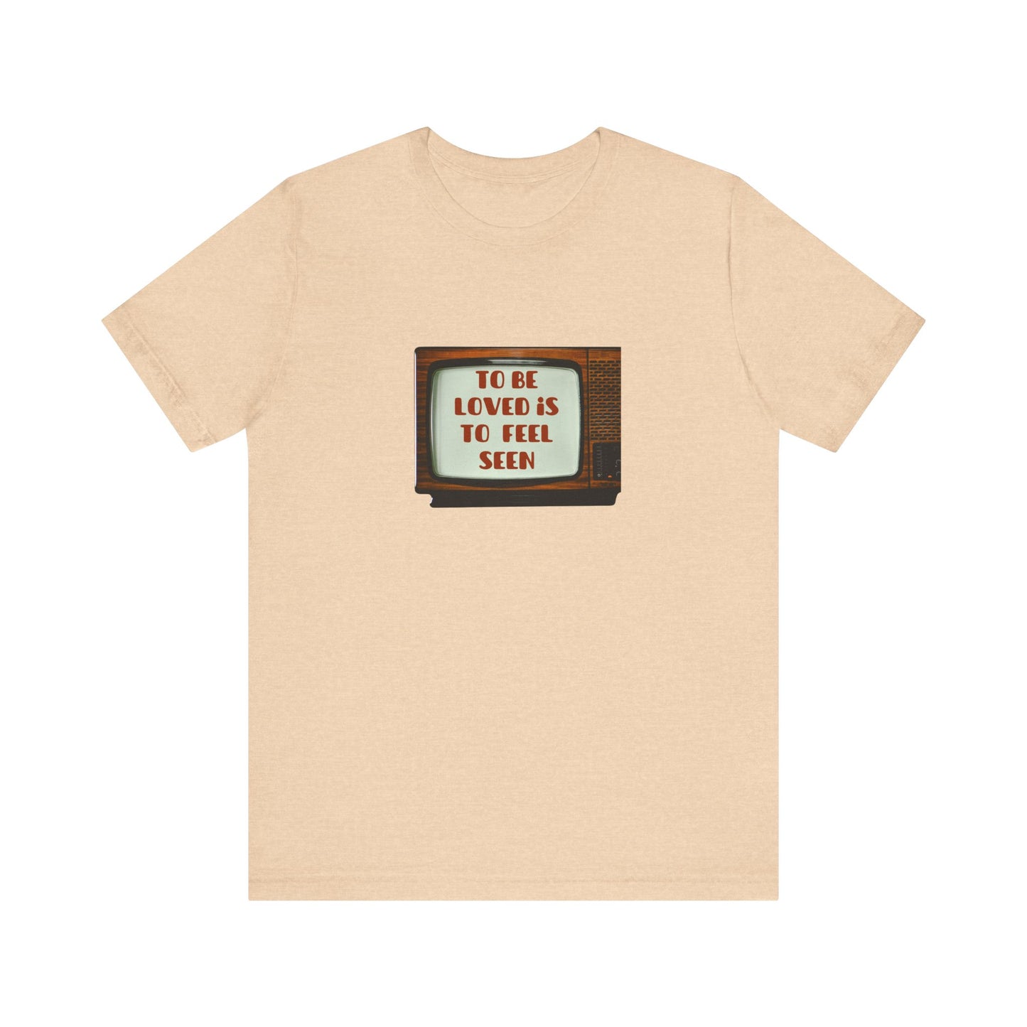 Retro Love Quote Tee, Unisex Short Sleeve Shirt, Vintage Style, Gift for Friends, Self-Love Statement T-Shirt, Casual Chic Top
