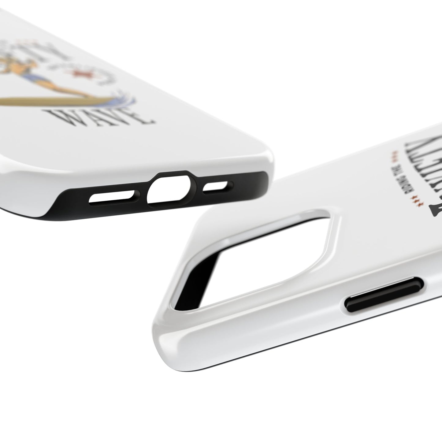 Riding the Anxiety Wave Phone Case - Tough Design for Stress Relief