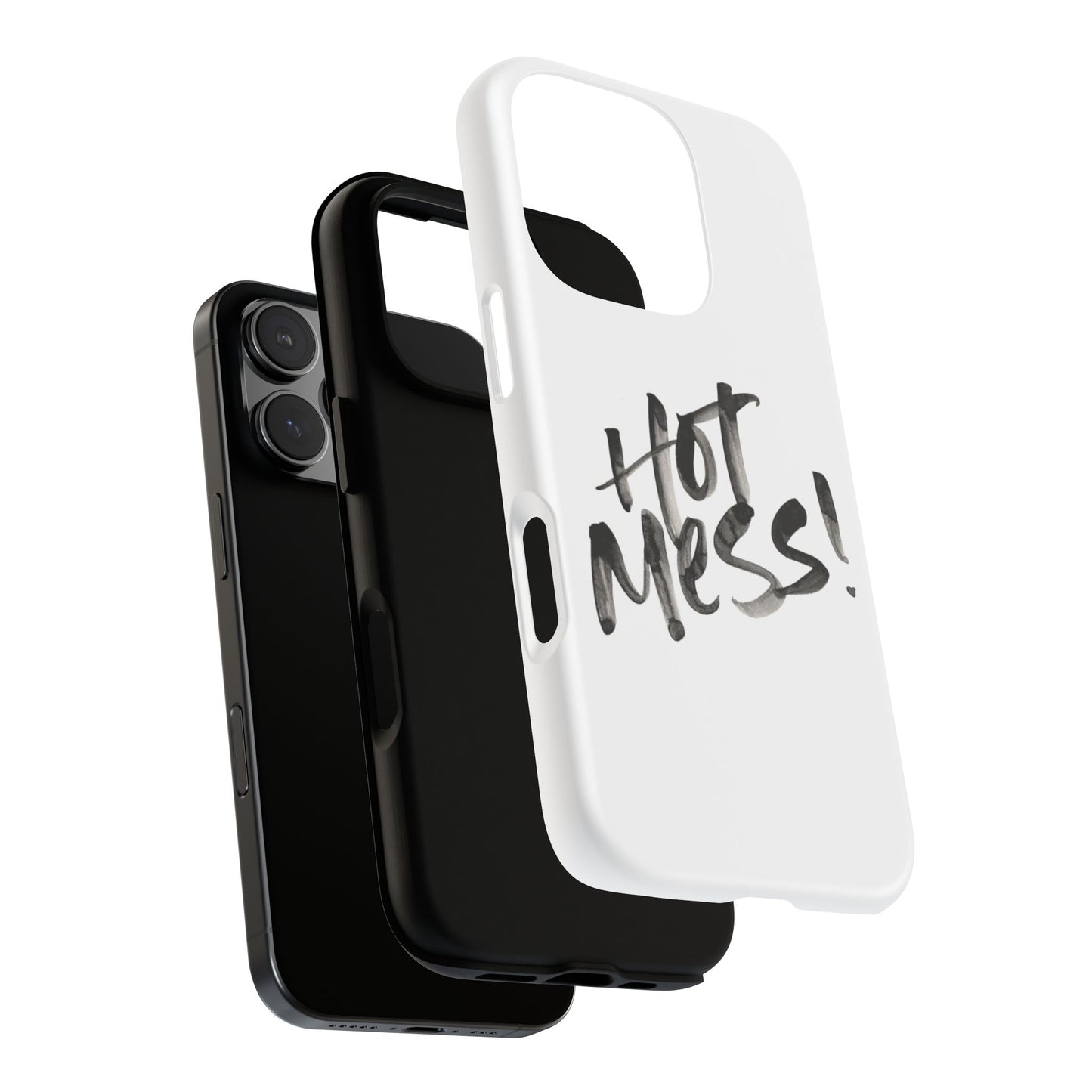 Hot Mess Phone Case, Fun Phone Cover, Gift for Her, Quirky Accessory, Stylish Mobile Case, Trendy Gift Idea