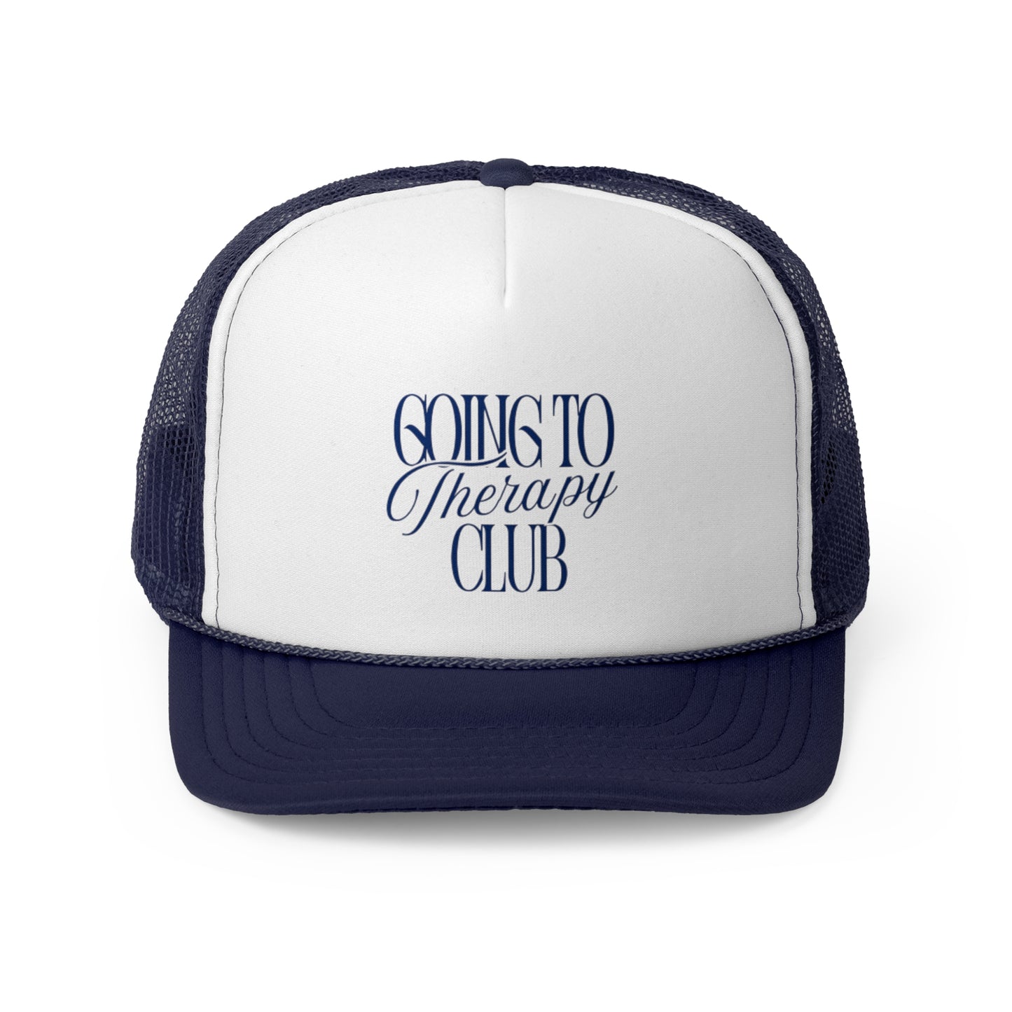 Therapy Club Trucker Cap - Support Mental Health Awareness