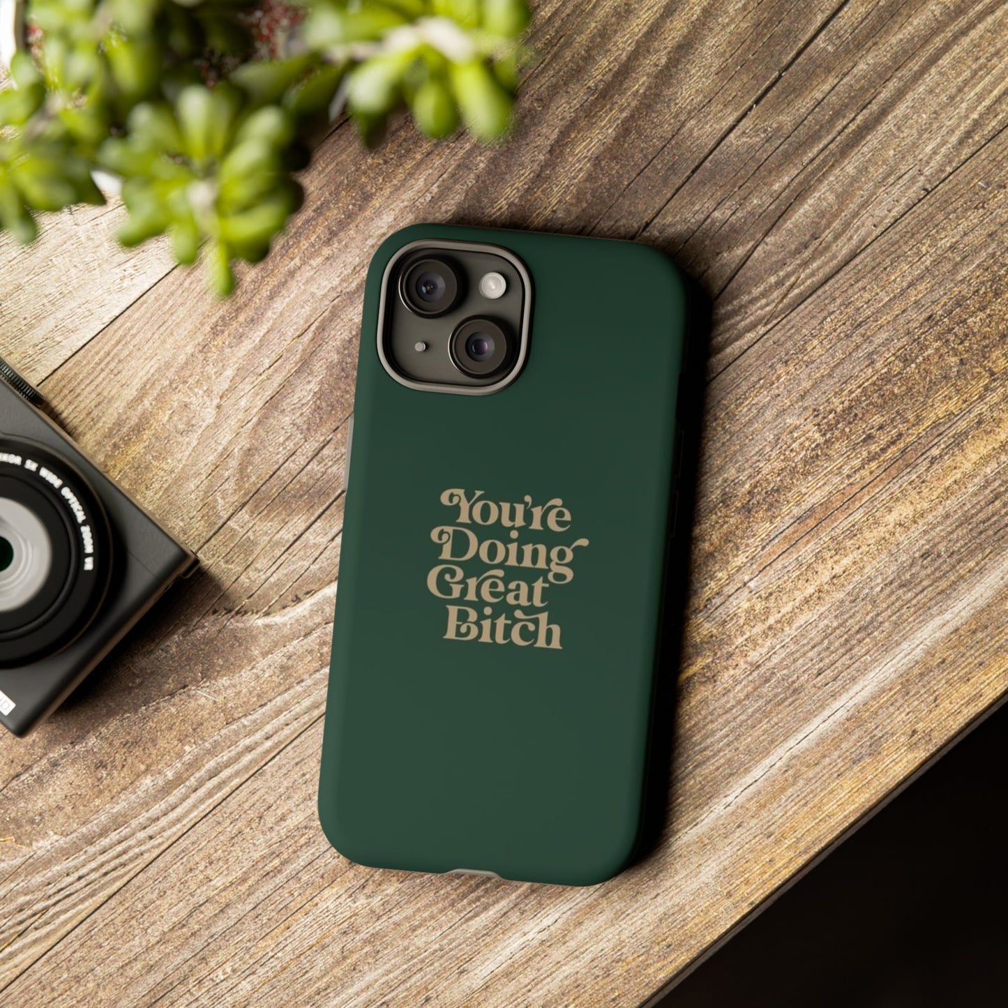 Tough Cases, Encouraging Phone Case, Motivational Phone Cover, Inspirational Phone Protector, Tough Love Phone Case, You're Doing Great