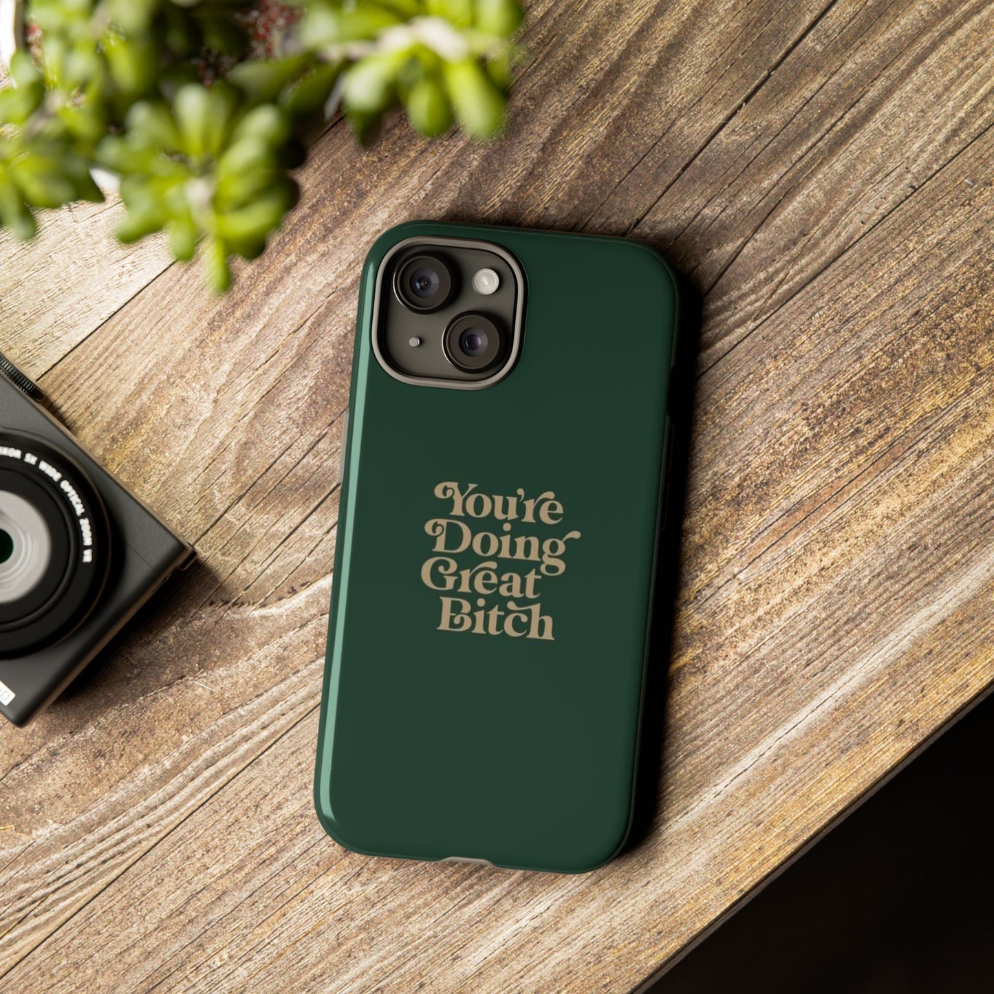 Tough Cases, Encouraging Phone Case, Motivational Phone Cover, Inspirational Phone Protector, Tough Love Phone Case, You're Doing Great