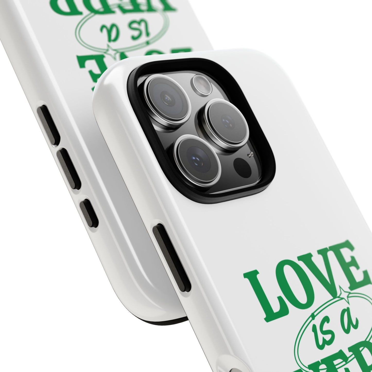 Love is a Verb Phone Case - Therapeutic Design for Self-Care