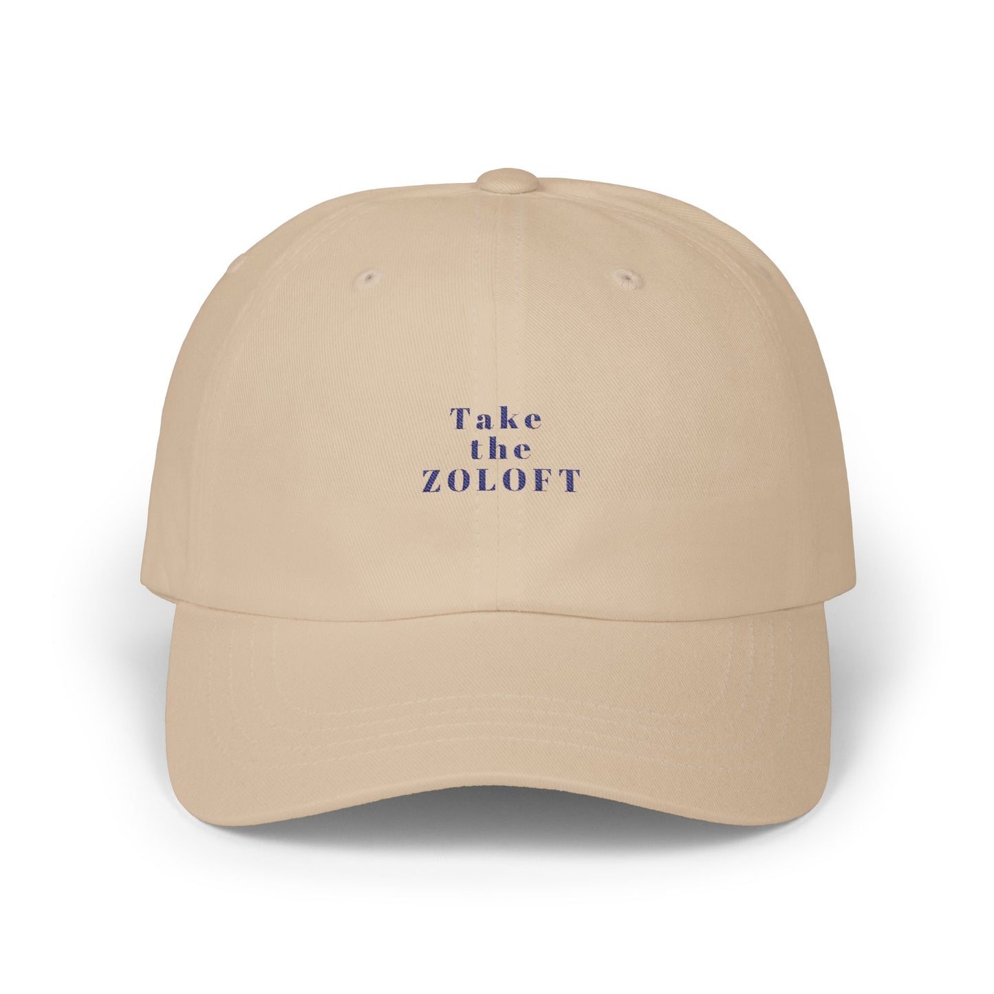 Zoloft Dad Cap, Relaxation Gift, Mental Health Awareness Hat, Casual Outfit, Everyday Wear, Gift for Him, Classic Baseball Cap