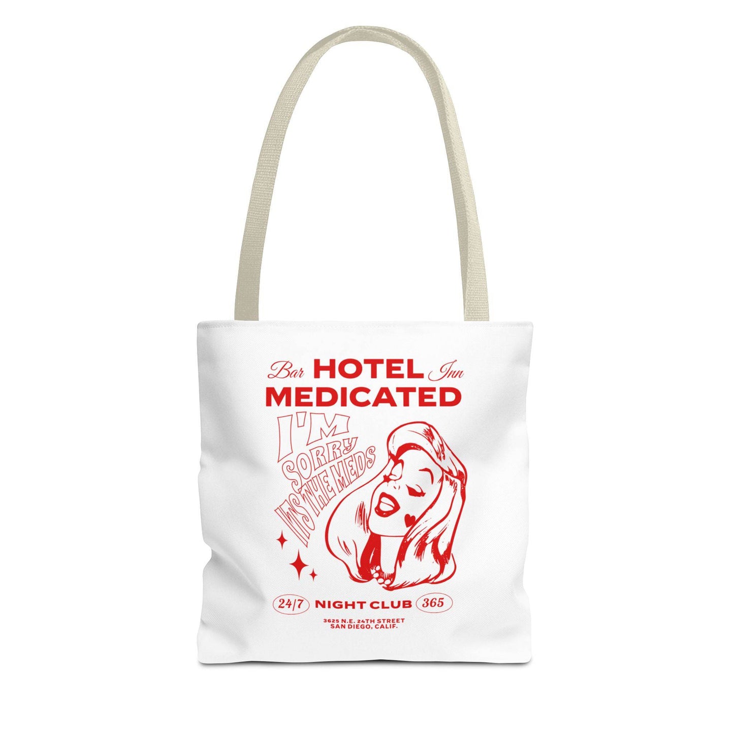 Hotel Medicated Tote Bag - Its Fine, I Am Fine