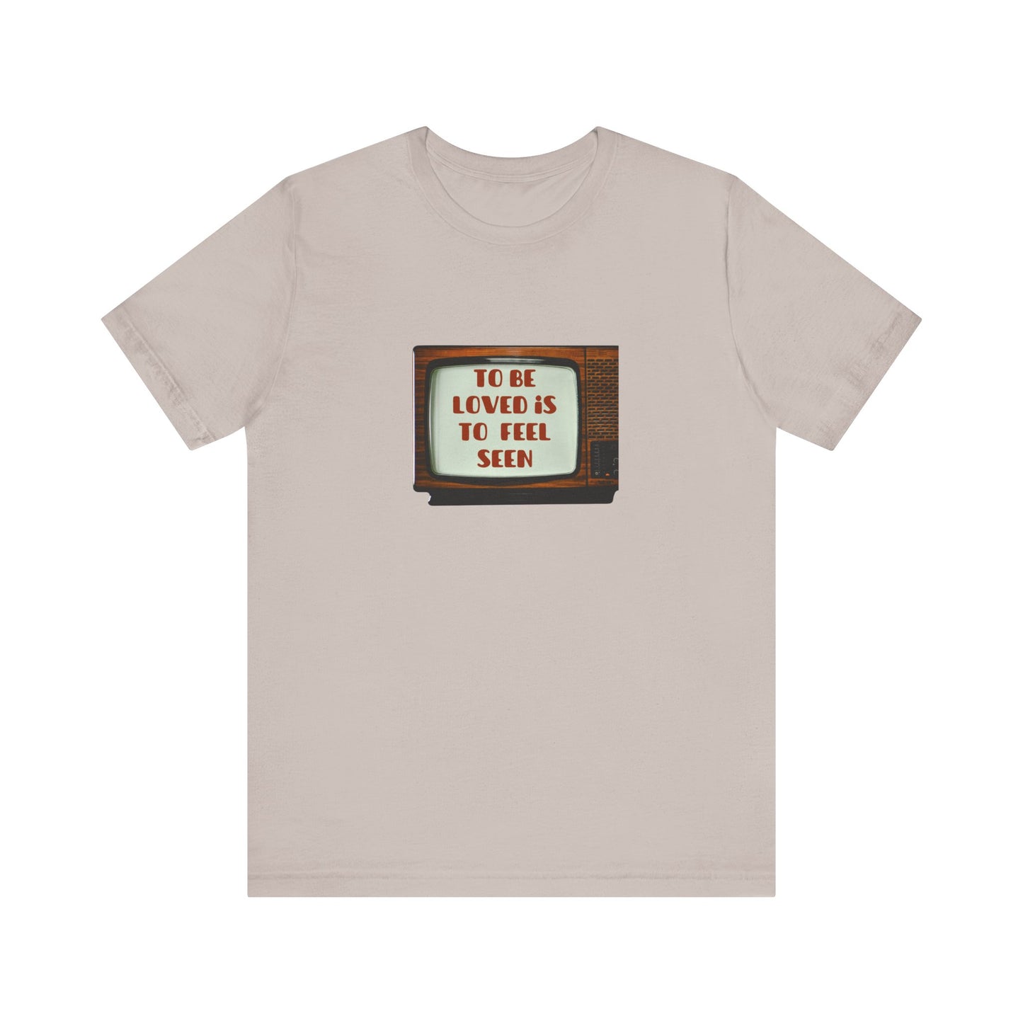 Retro Love Quote Tee, Unisex Short Sleeve Shirt, Vintage Style, Gift for Friends, Self-Love Statement T-Shirt, Casual Chic Top