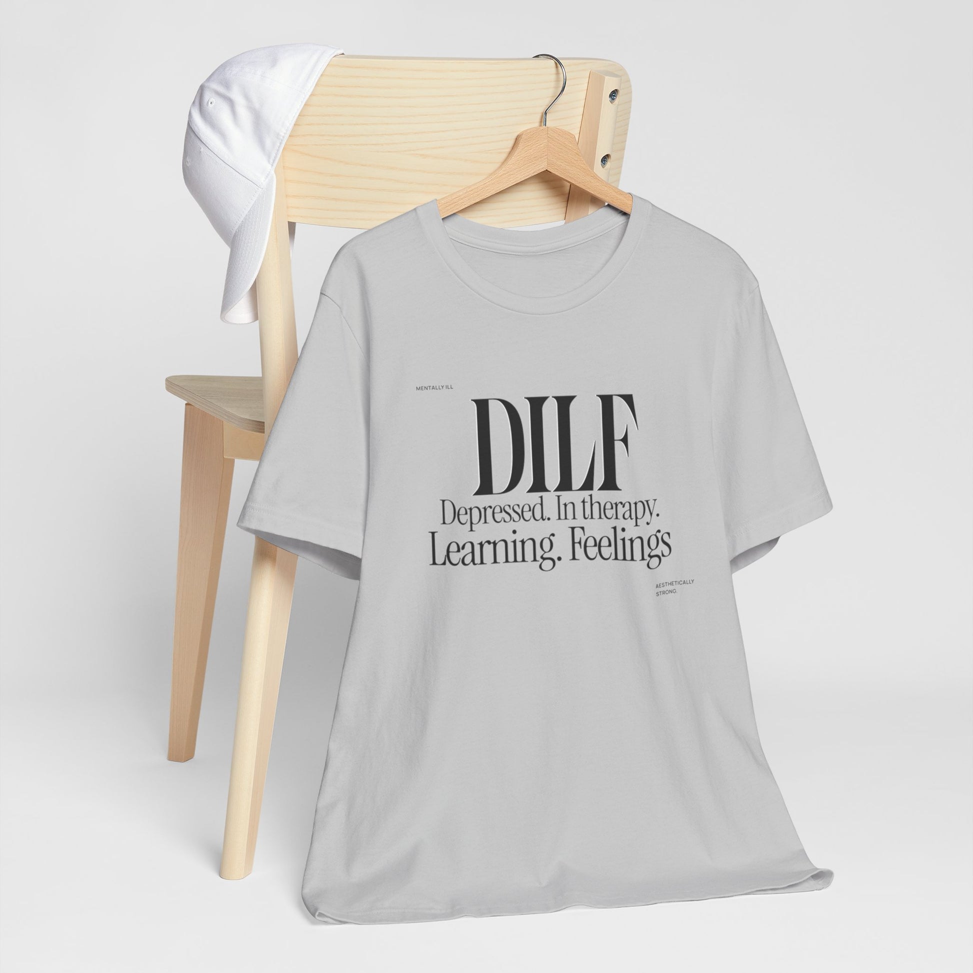 DLF Unisex Jersey Short Sleeve Tee - Embrace Feelings - Its Fine, I Am Fine