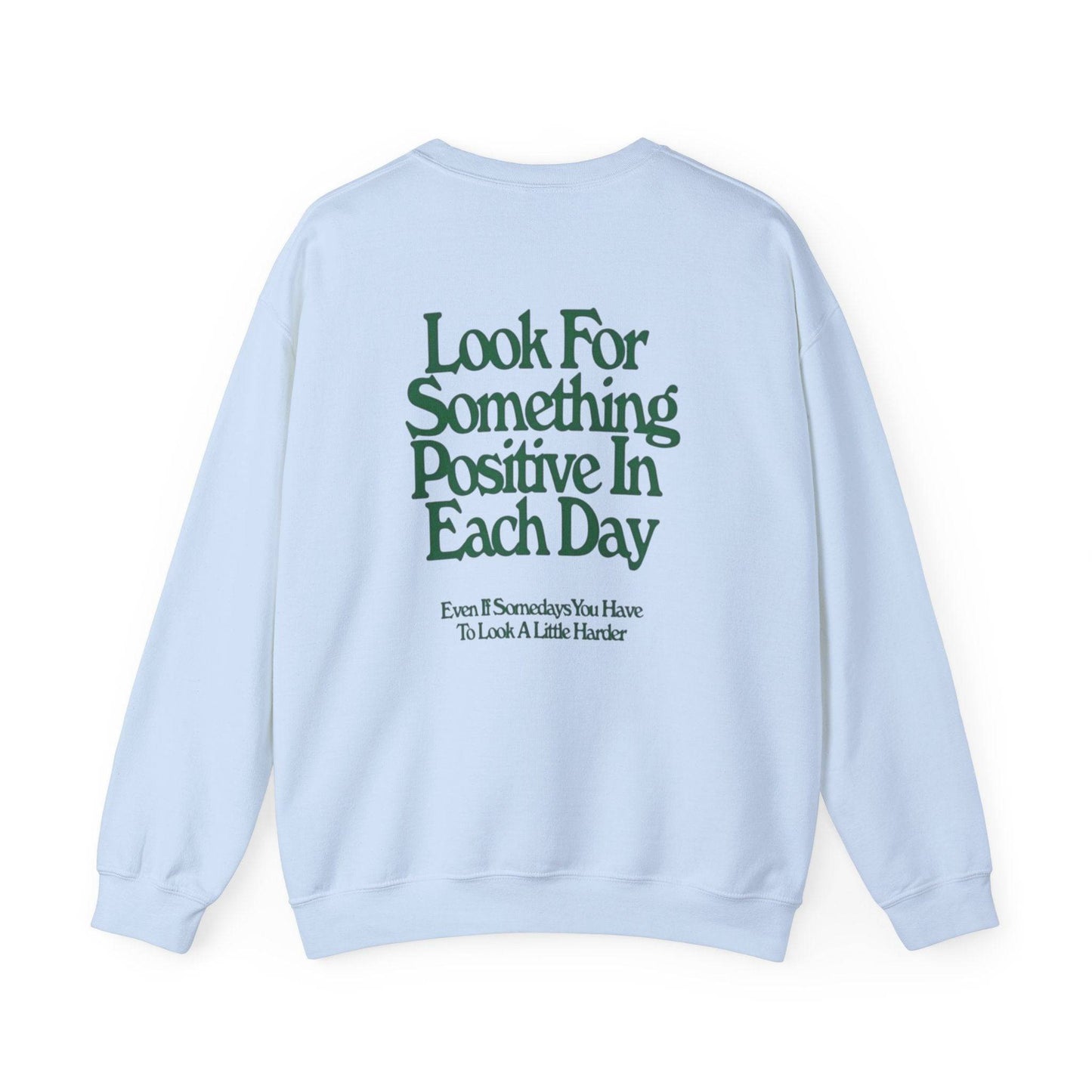 Positive Vibes Crewneck Sweatshirt, Inspirational Gift, Unisex Motivational Apparel, Everyday Comfort, Self-Care Fashion, Gift for Him or - Its Fine, I Am Fine