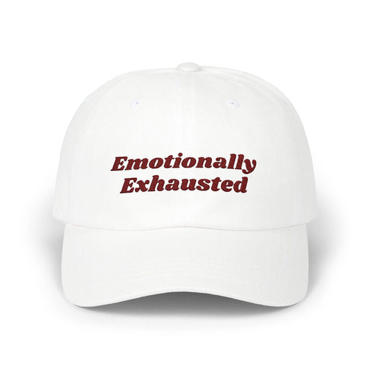 Emotionally Exhausted Dad Cap, Relaxed Fit Cap for Dads, Gift for Fathers Day, Casual Dad Hat, Summer Essential Fashion - Classic Dad Cap, - Its Fine, I Am Fine