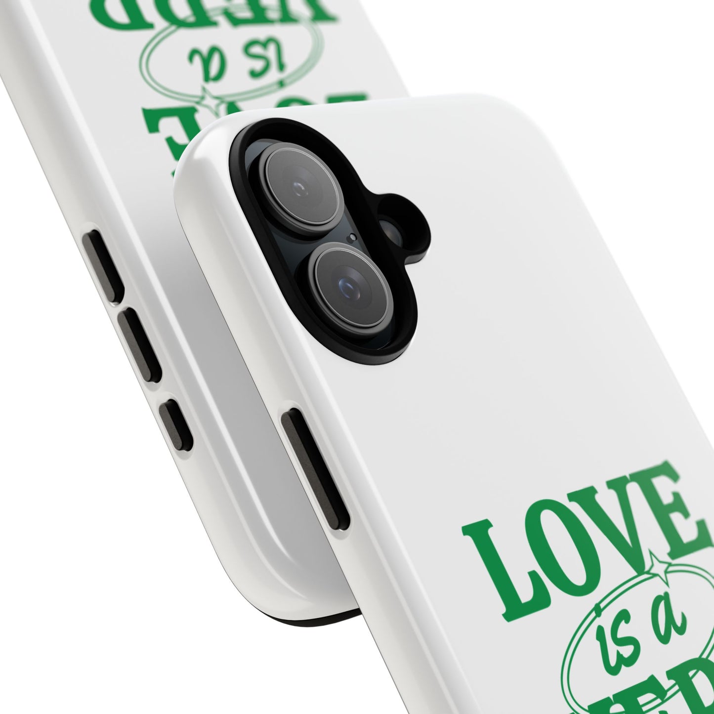 Love is a Verb Phone Case - Therapeutic Design for Self-Care