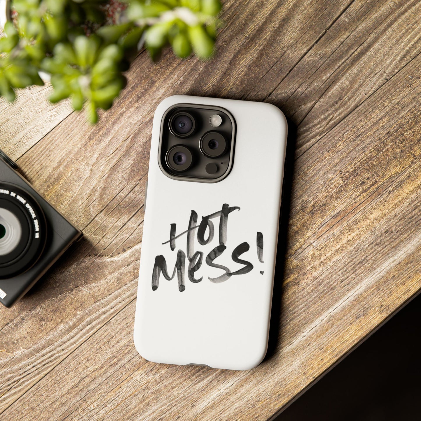 Hot Mess Phone Case, Fun Phone Cover, Gift for Her, Quirky Accessory, Stylish Mobile Case, Trendy Gift Idea