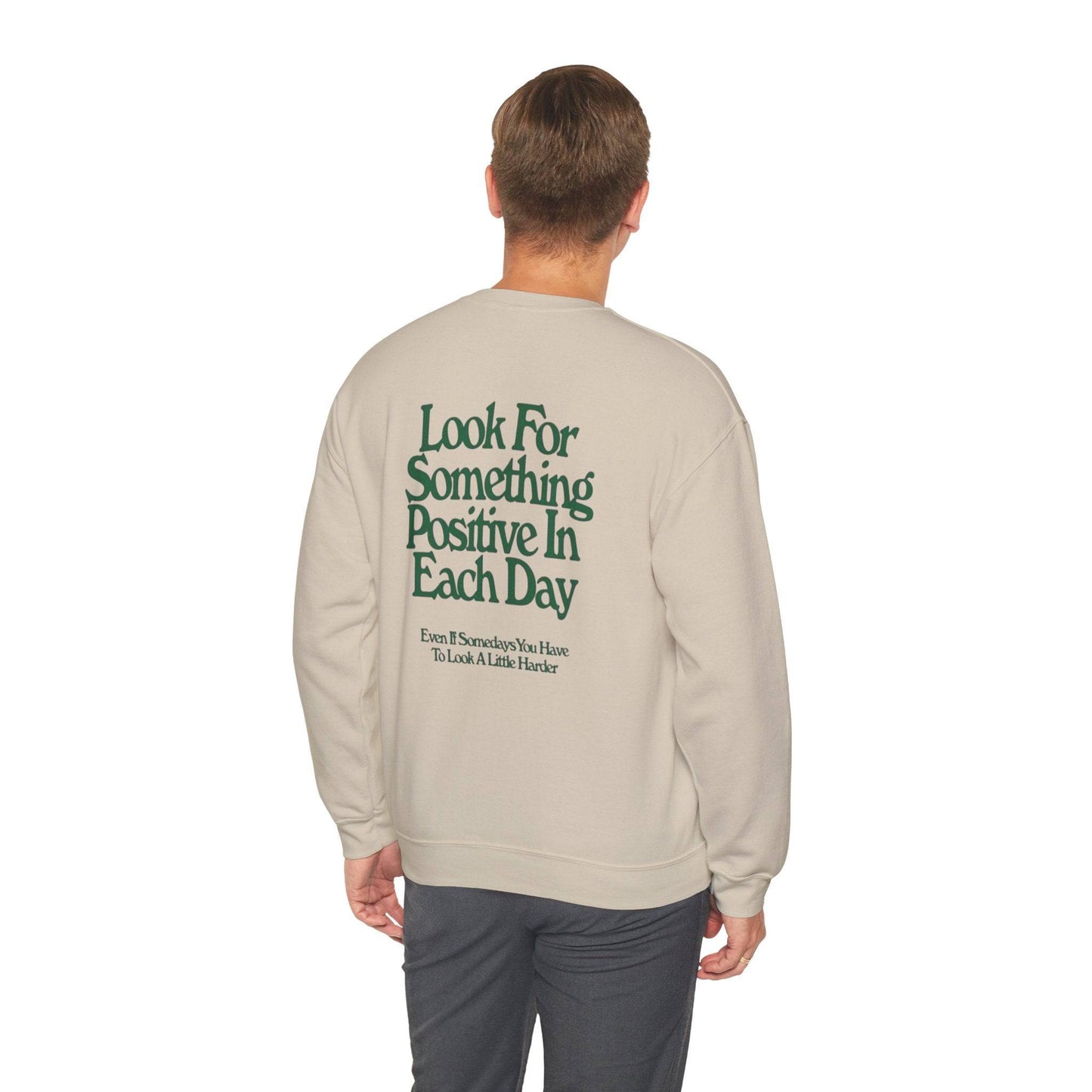 Positive Vibes Crewneck Sweatshirt, Inspirational Gift, Unisex Motivational Apparel, Everyday Comfort, Self-Care Fashion, Gift for Him or - Its Fine, I Am Fine