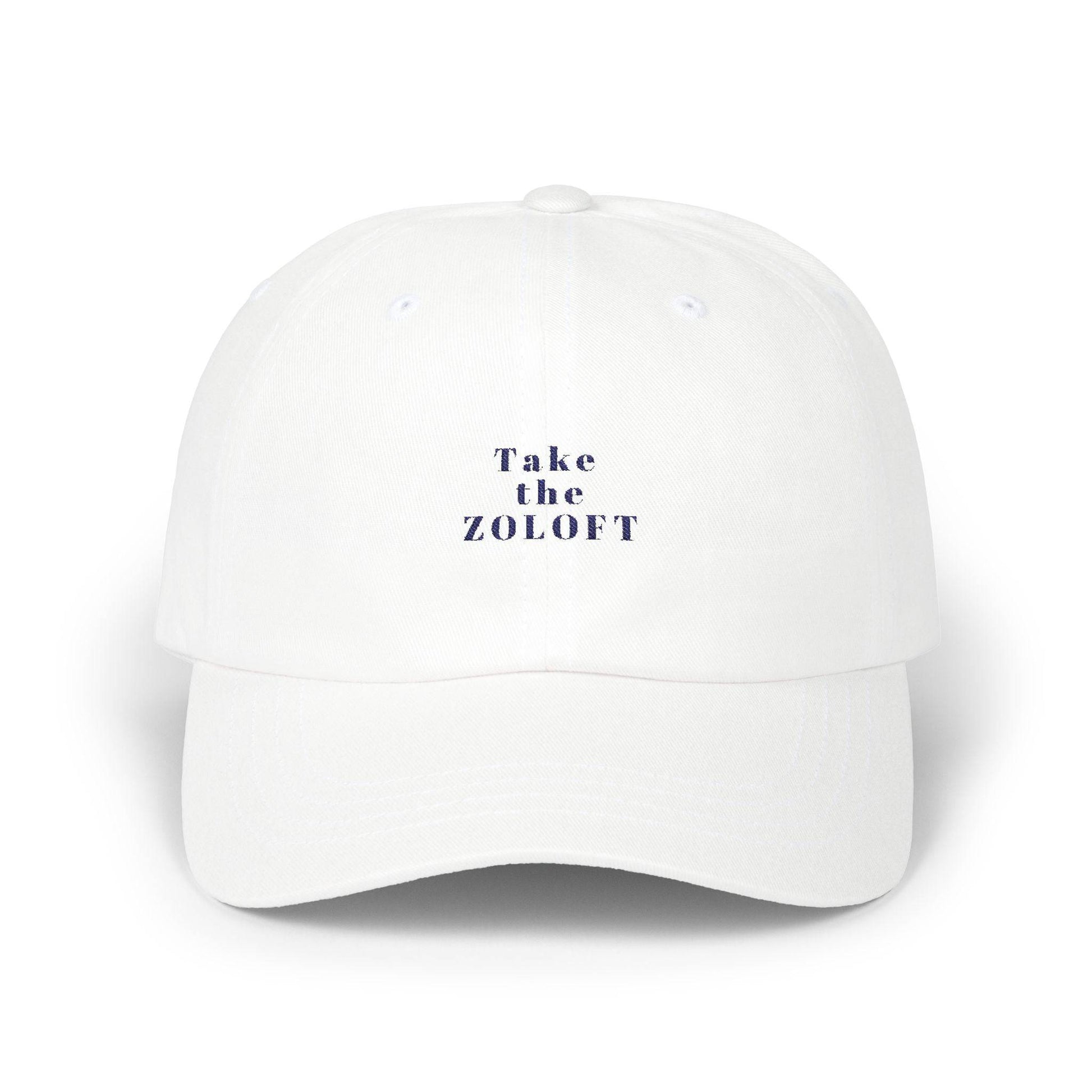 Zoloft Dad Cap, Relaxation Gift, Mental Health Awareness Hat, Casual Outfit, Everyday Wear, Gift for Him, Classic Baseball Cap - Its Fine, I Am Fine