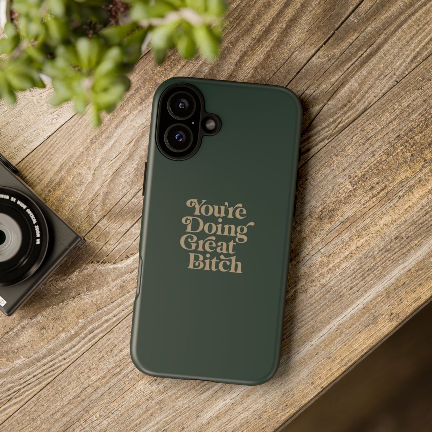 Tough Cases, Encouraging Phone Case, Motivational Phone Cover, Inspirational Phone Protector, Tough Love Phone Case, You're Doing Great