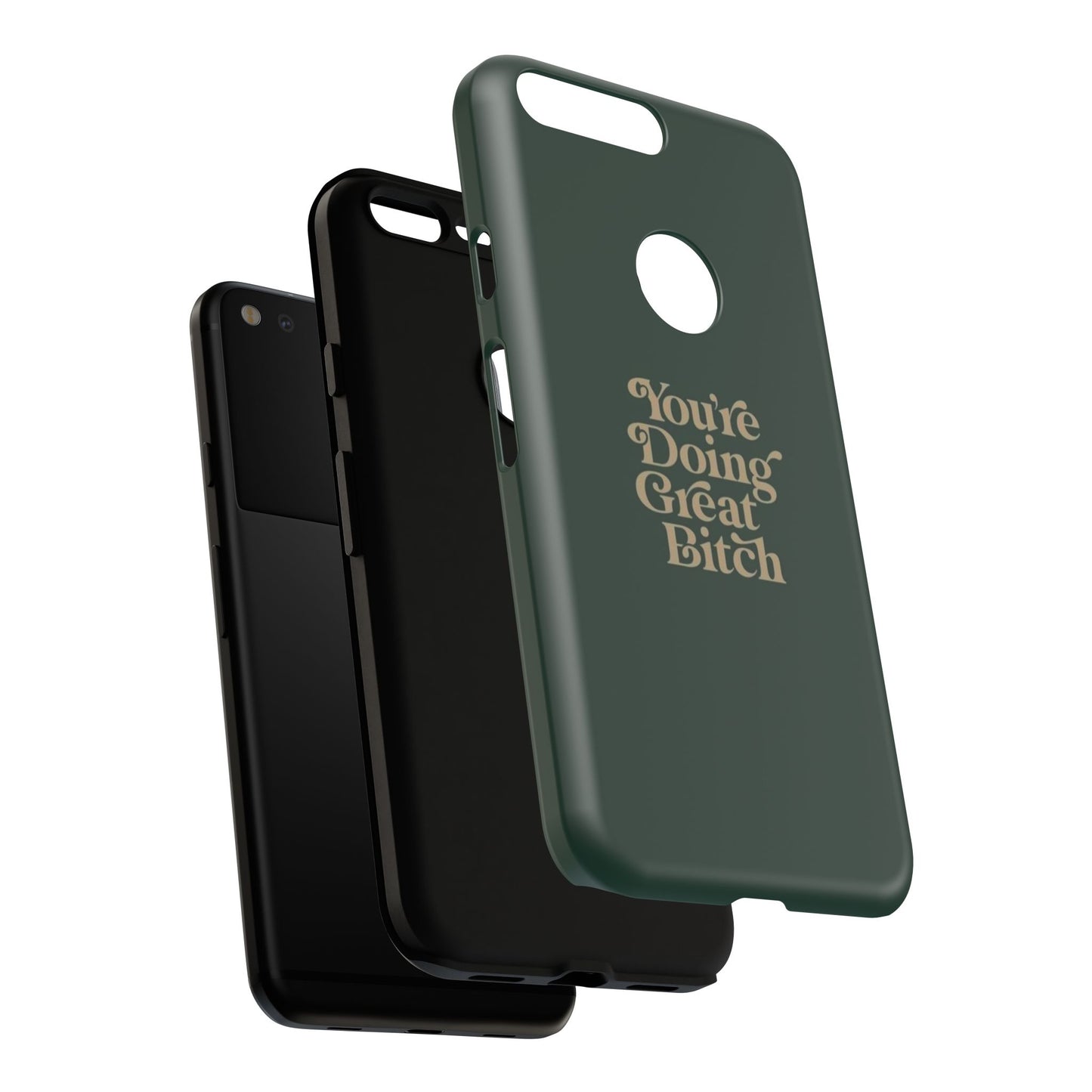 Tough Cases, Encouraging Phone Case, Motivational Phone Cover, Inspirational Phone Protector, Tough Love Phone Case, You're Doing Great