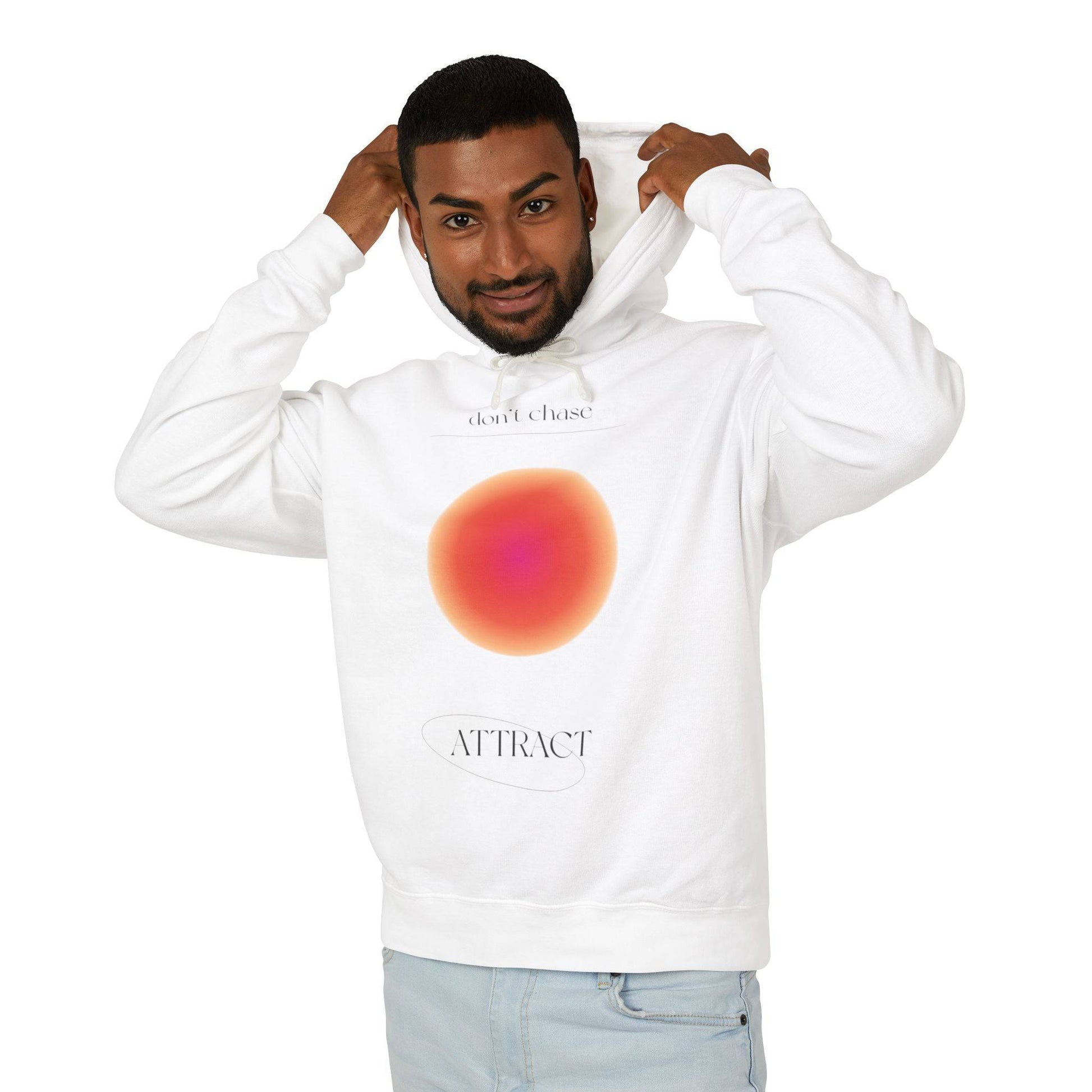 Don't Chase Attract Unisex Lightweight Hooded Sweatshirt - Its Fine, I Am Fine