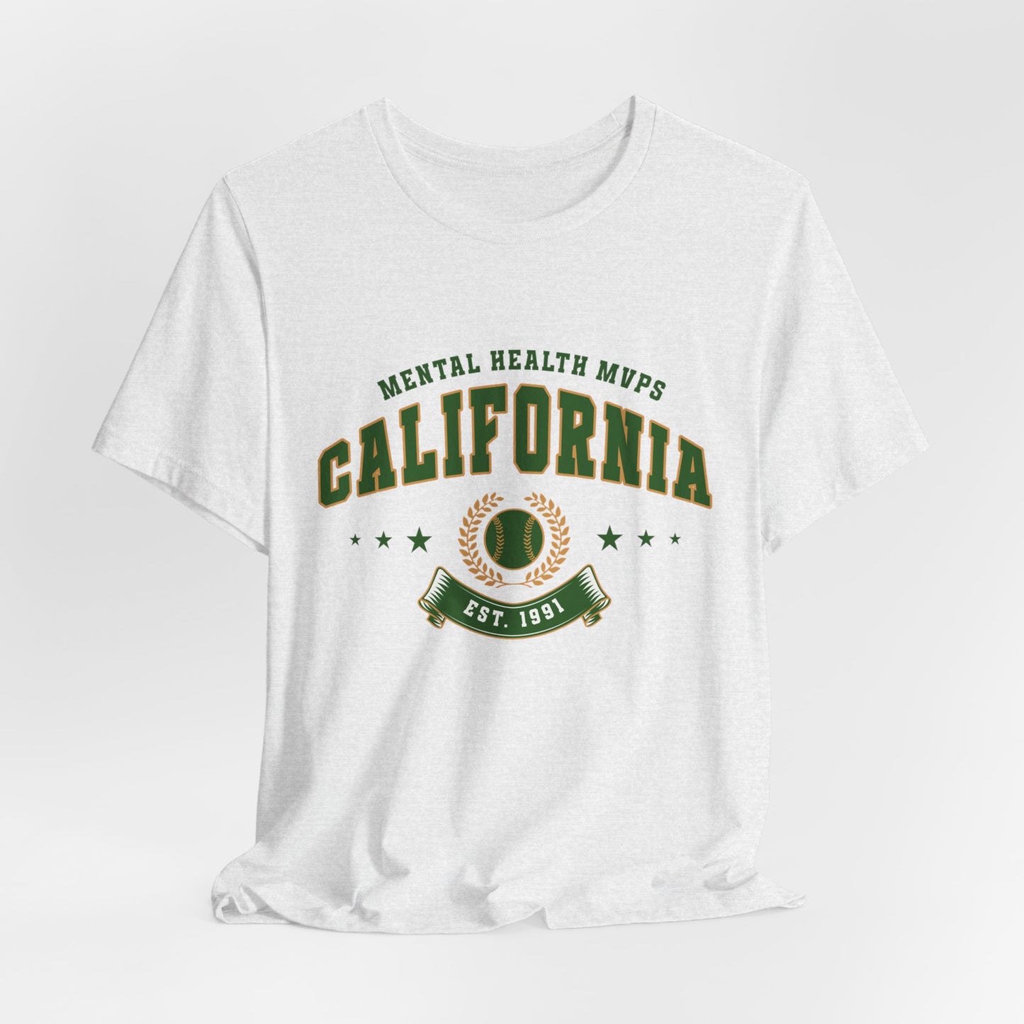 Champion Mental Health in Style – California Mental Health MVPs Unisex Tee! - Its Fine, I Am Fine