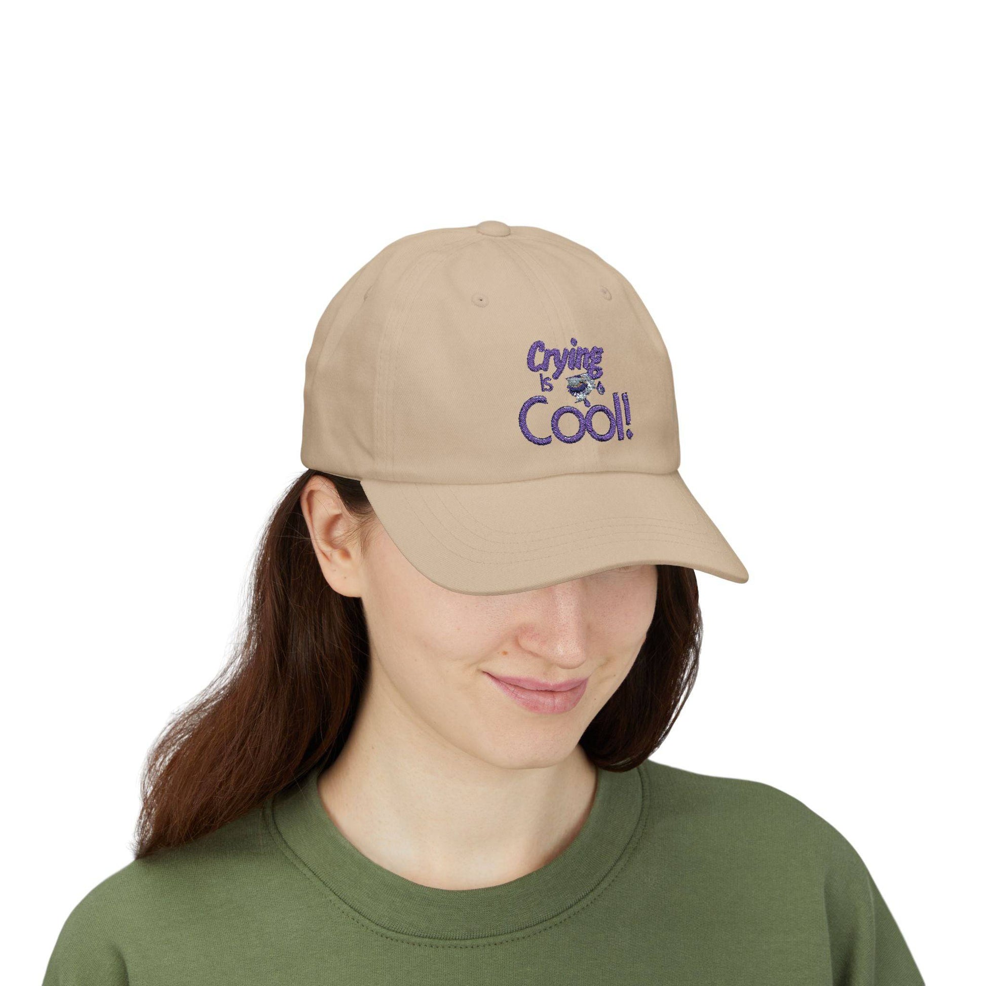 Crying is Cool Dad Cap, Funny Baseball Hat, Gift for Dads, Casual Streetwear, Summer Fashion, Unisex Hats - Its Fine, I Am Fine