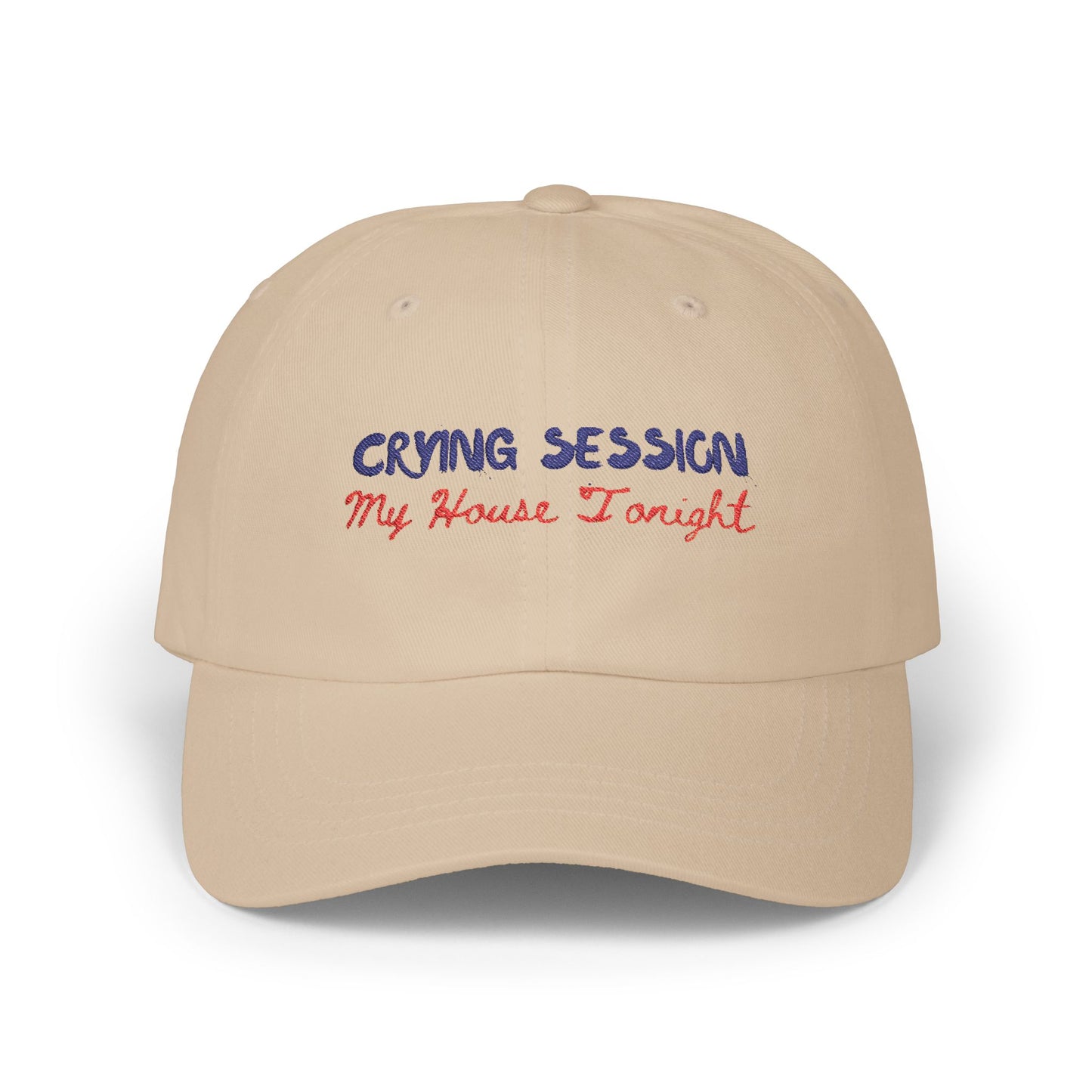 Embroidered Dad Cap - Fun Casual Hat for Summer, Unique Gift for Him, Cool Accessory, Outdoor Festivals, Stylish Summer Cap | Crying