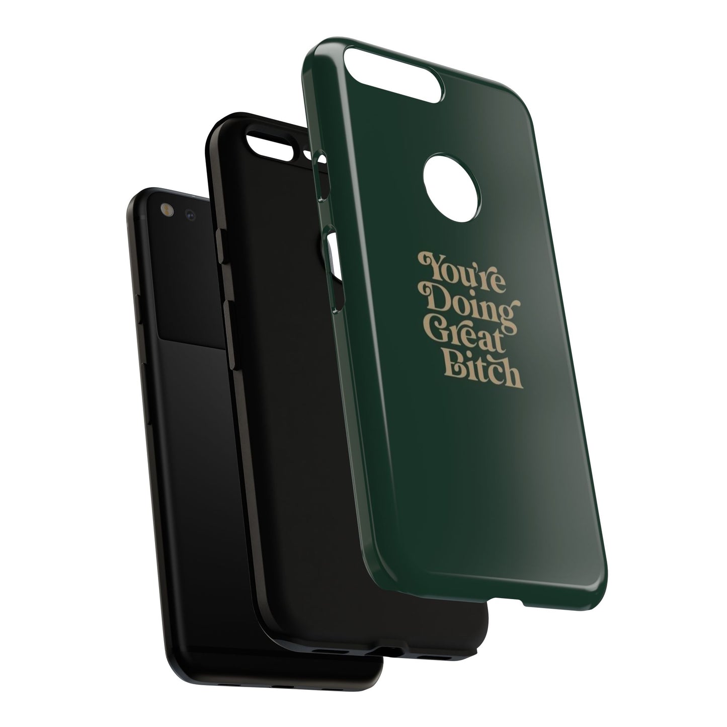 Tough Cases, Encouraging Phone Case, Motivational Phone Cover, Inspirational Phone Protector, Tough Love Phone Case, You're Doing Great