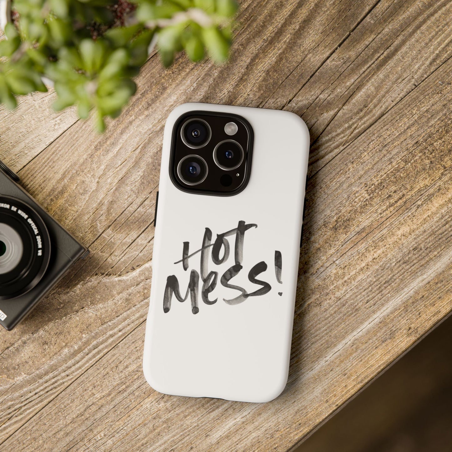 Hot Mess Phone Case, Fun Phone Cover, Gift for Her, Quirky Accessory, Stylish Mobile Case, Trendy Gift Idea