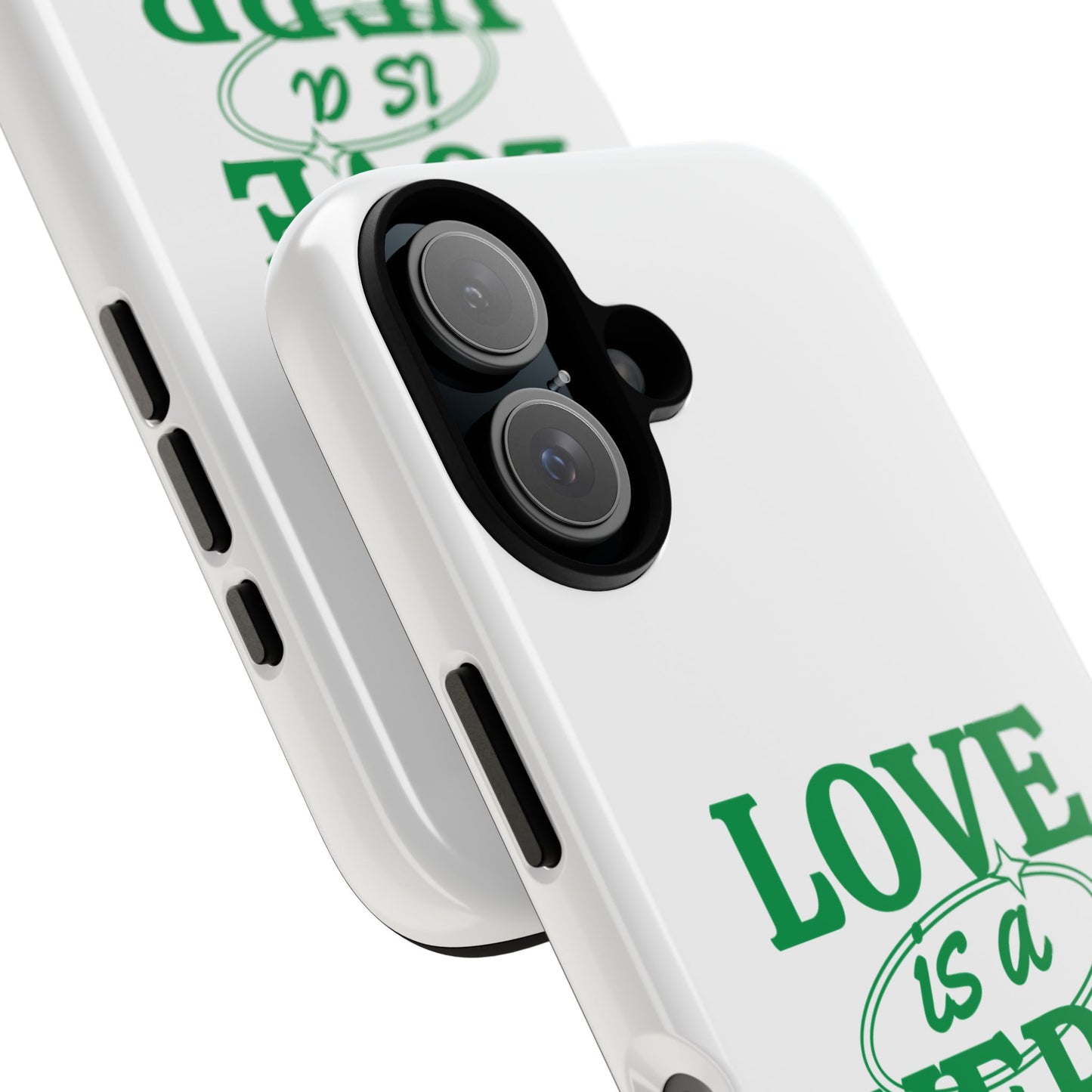 Love is a Verb Phone Case - Therapeutic Design for Self-Care