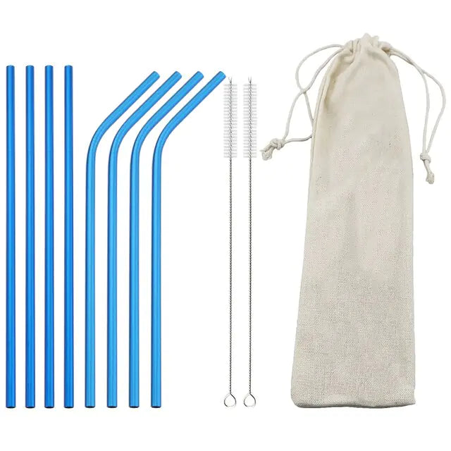 Eco Friendly Reusable Stainless Steel Straws - Its Fine, I Am Fine