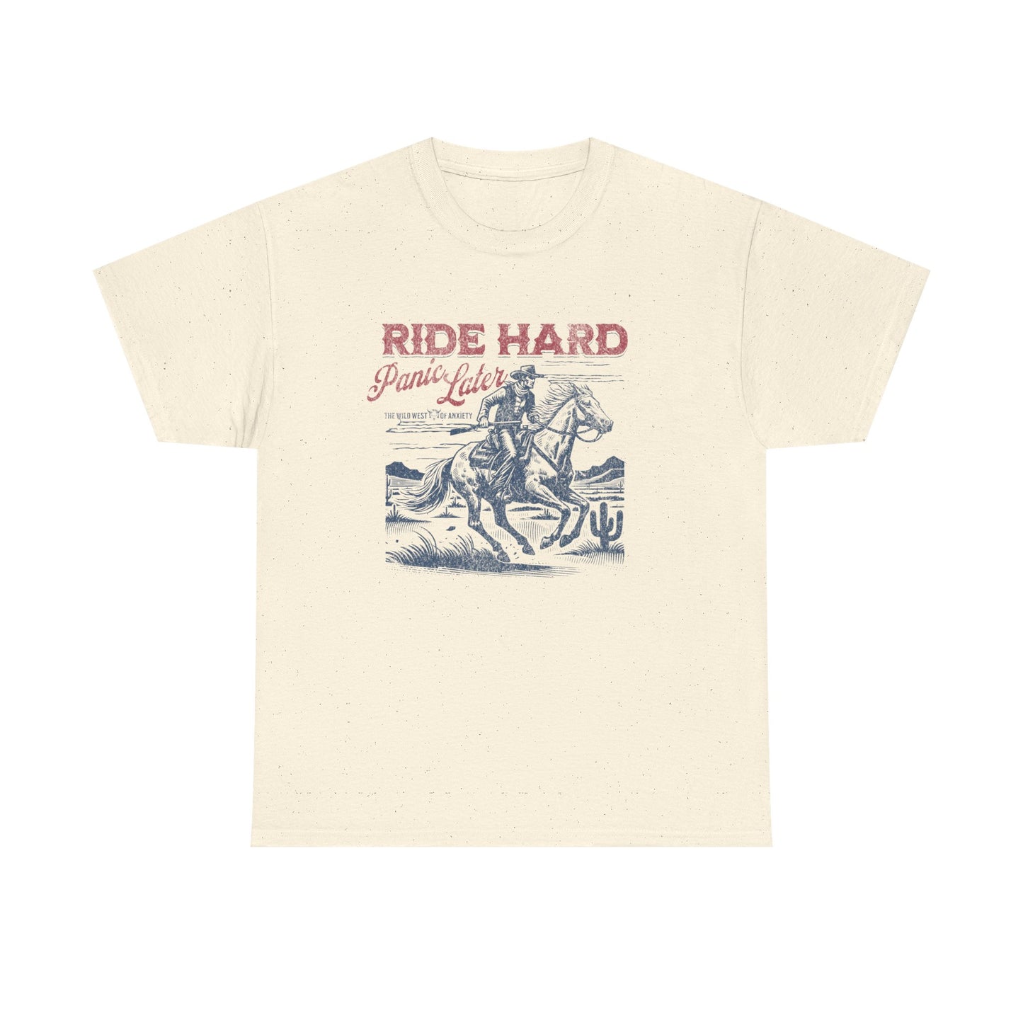 Ride Hard Graphic Tee – Unisex Western Cowboy Shirt for Bold & Free Spirits