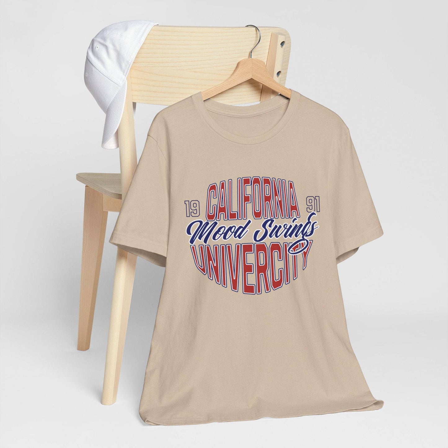 California Mood University Unisex Short Sleeve Tee - Its Fine, I Am Fine