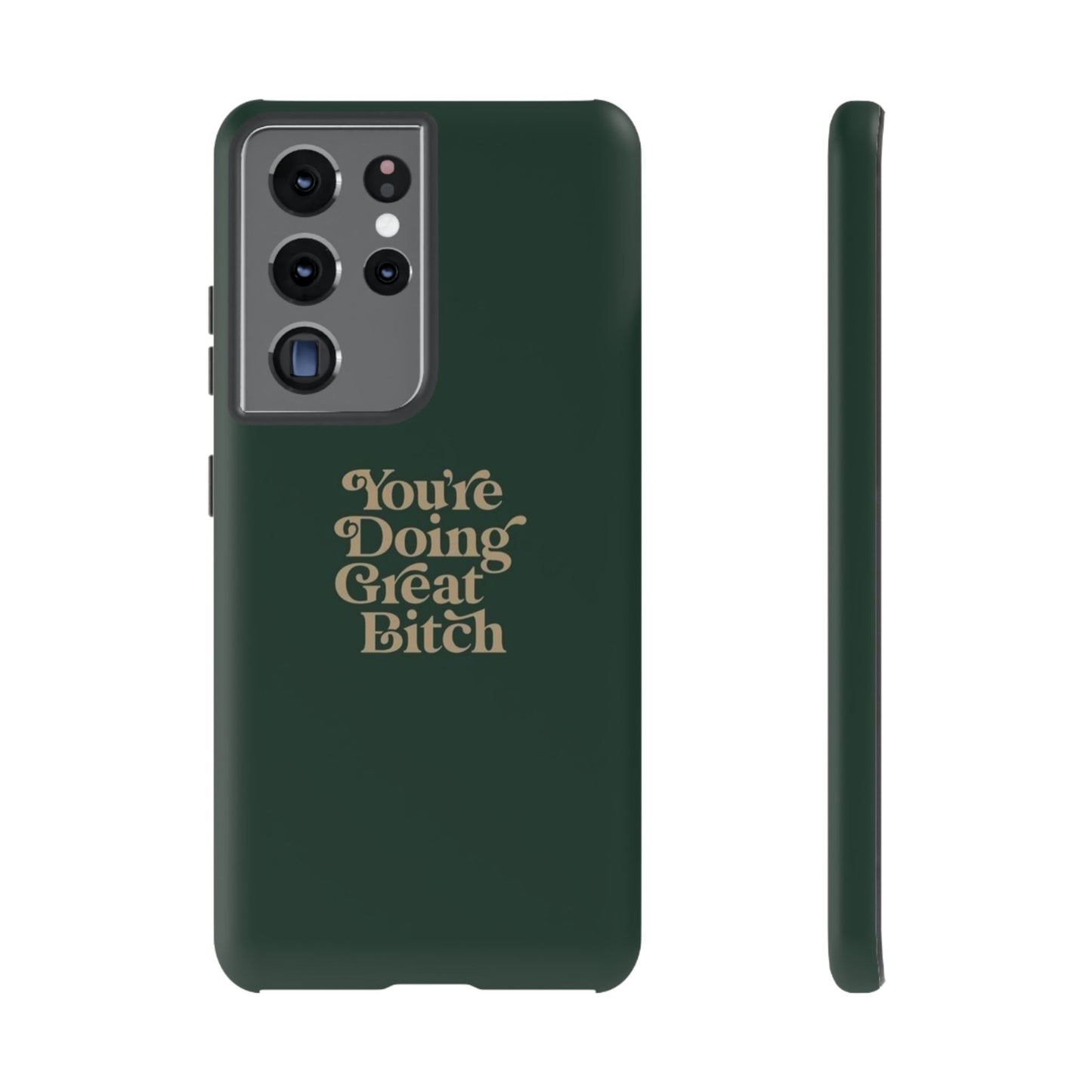 Tough Cases, Encouraging Phone Case, Motivational Phone Cover, Inspirational Phone Protector, Tough Love Phone Case, You're Doing Great
