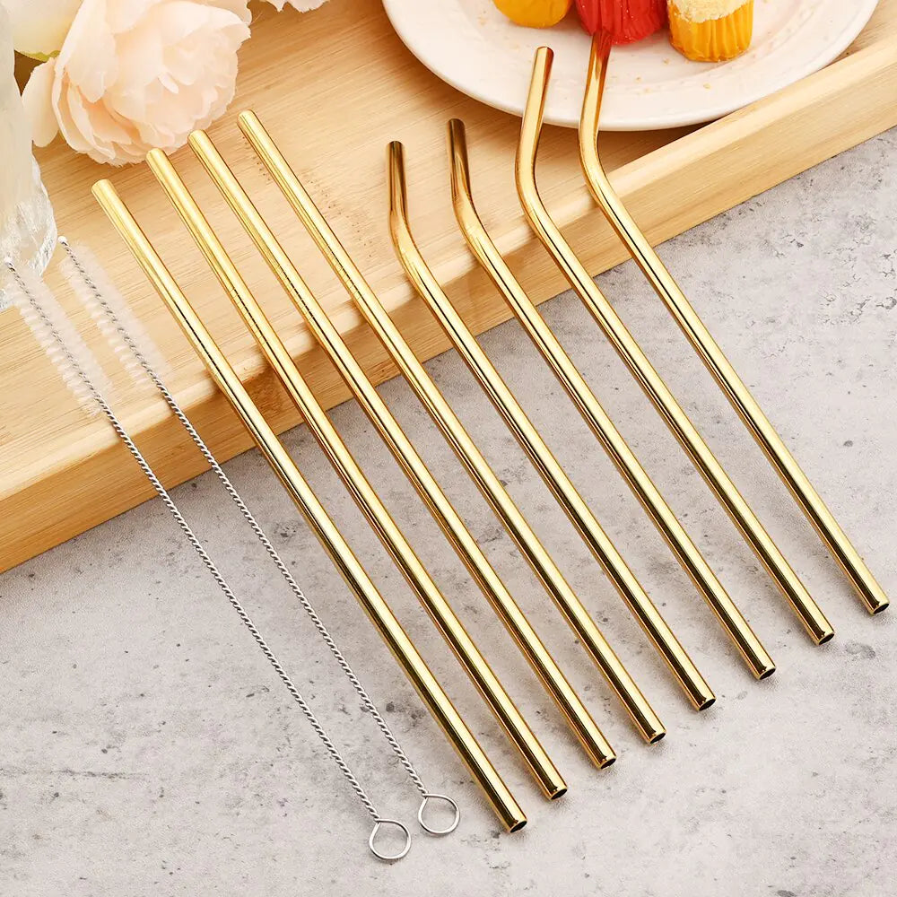 Eco Friendly Reusable Stainless Steel Straws - Its Fine, I Am Fine