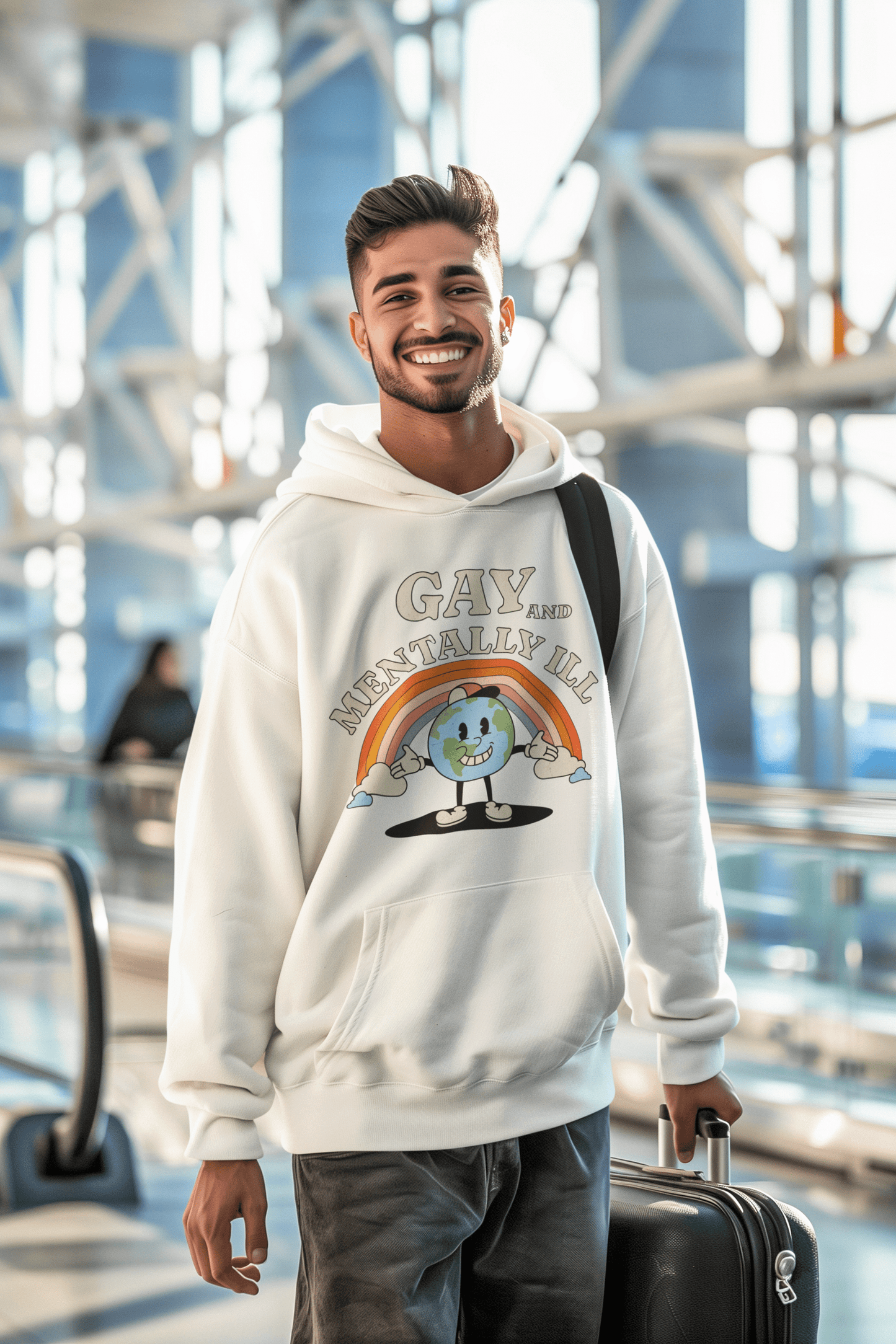 Gay and Mentally Ill Champion Hoodie – Bold, Fun & Comfortable LGBTQ+ Apparel - Its Fine, I Am Fine