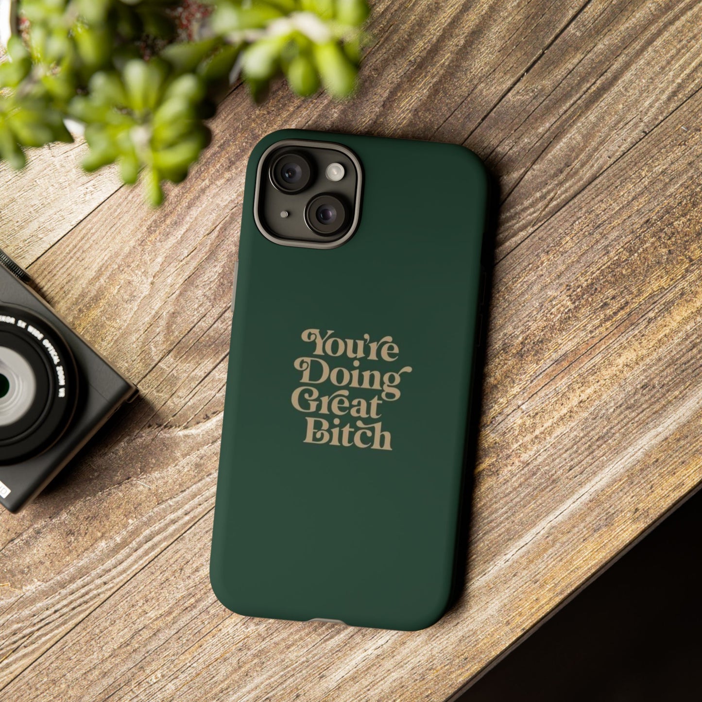 Tough Cases, Encouraging Phone Case, Motivational Phone Cover, Inspirational Phone Protector, Tough Love Phone Case, You're Doing Great