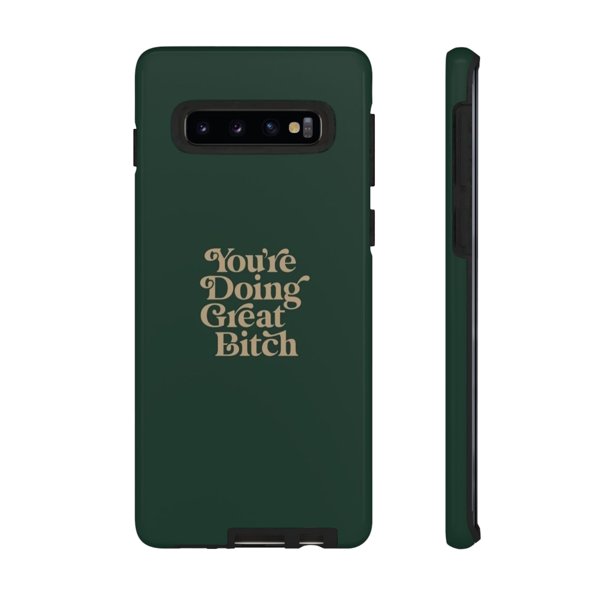 Tough Cases, Encouraging Phone Case, Motivational Phone Cover, Inspirational Phone Protector, Tough Love Phone Case, You're Doing Great - Its Fine, I Am Fine