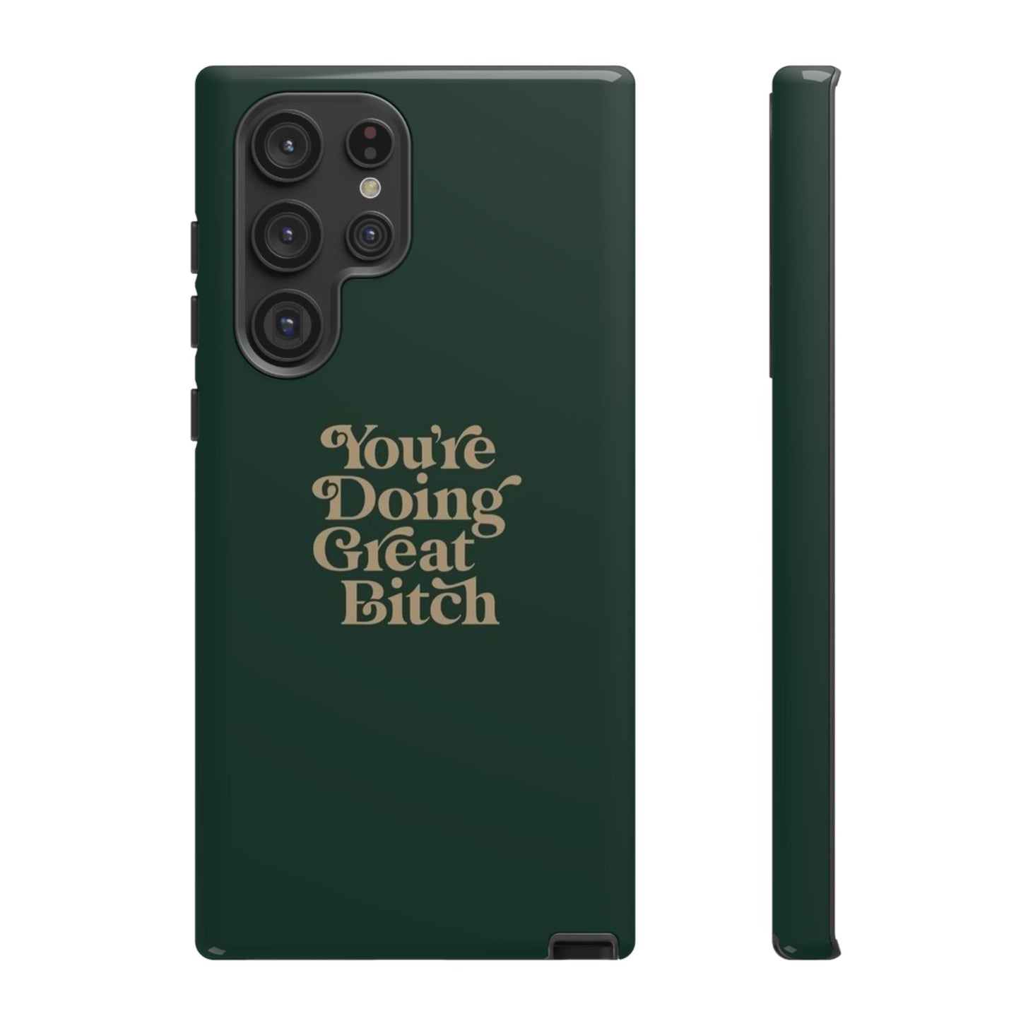 Tough Cases, Encouraging Phone Case, Motivational Phone Cover, Inspirational Phone Protector, Tough Love Phone Case, You're Doing Great
