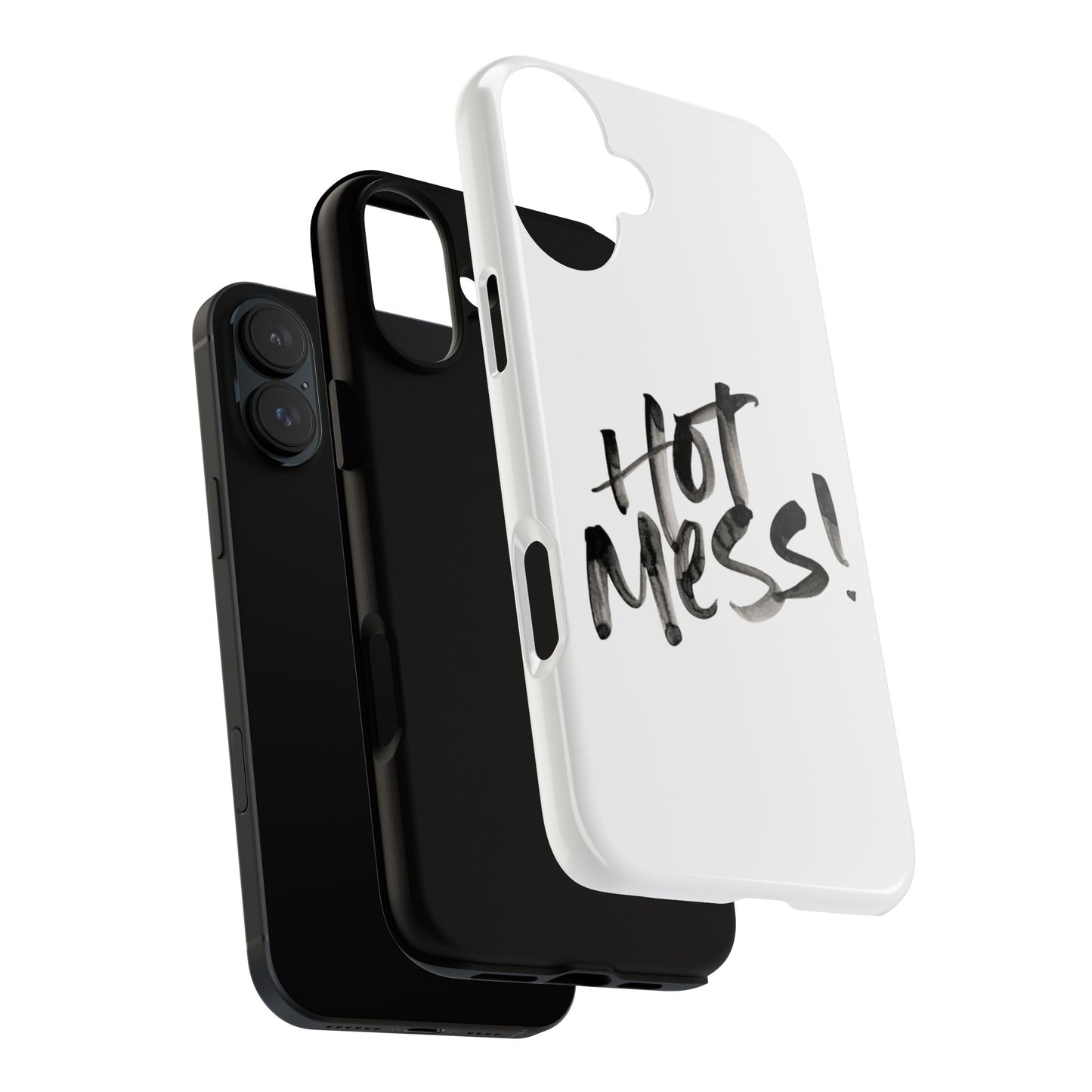 Hot Mess Phone Case, Fun Phone Cover, Gift for Her, Quirky Accessory, Stylish Mobile Case, Trendy Gift Idea