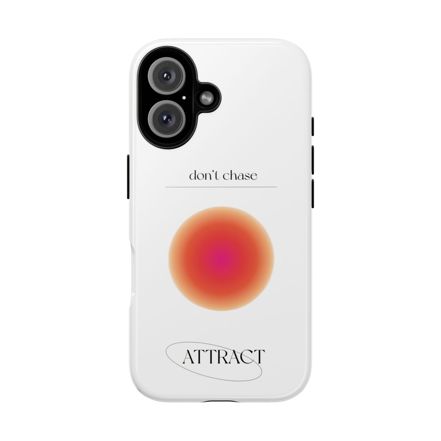 Phone Case, Don't Chase Attract Tough Cases, Durable Cover, Protective Shell, Rugged Case, Impact Resistant, Phone Accessory - Its Fine, I Am Fine