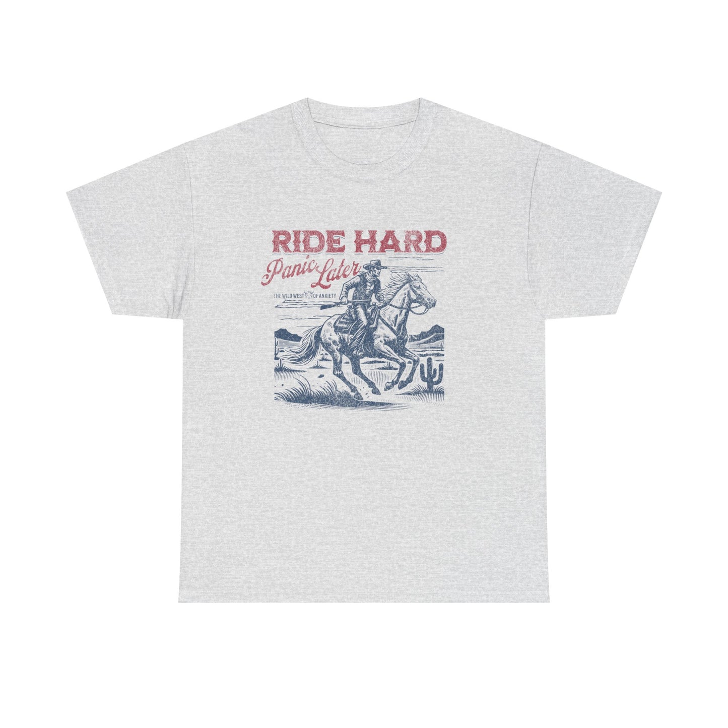 Ride Hard Graphic Tee – Unisex Western Cowboy Shirt for Bold & Free Spirits