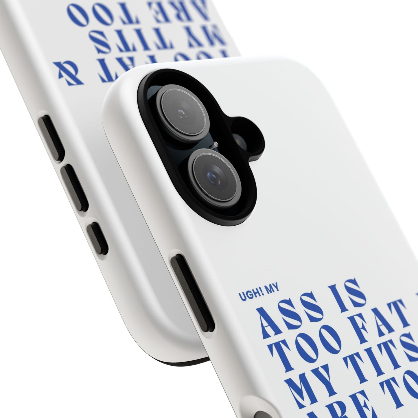 Phone Case, Bold Humor, Funny Quote, Ass & Tits, Gift for Friends, Trendy Accessory, Self-Love, Tough Phone Case, Protective Phone Cover