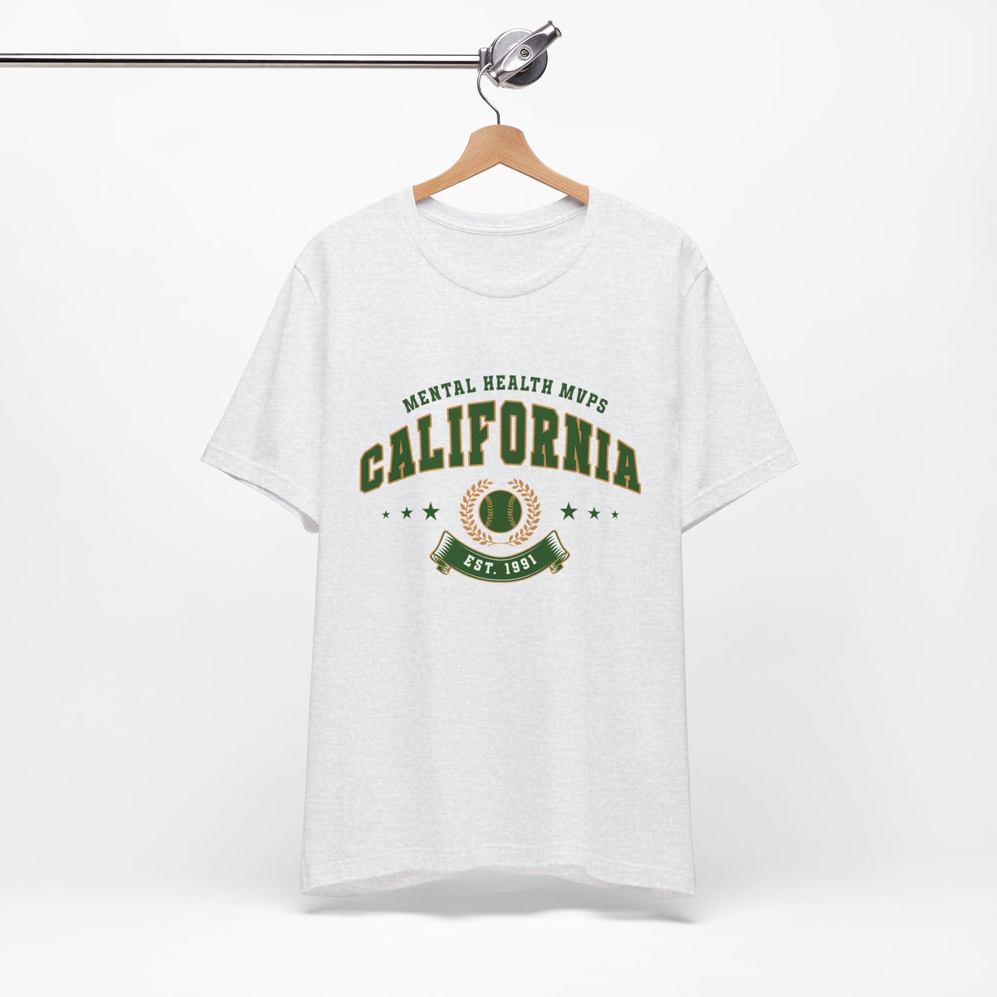 Champion Mental Health in Style – California Mental Health MVPs Unisex Tee! - Its Fine, I Am Fine