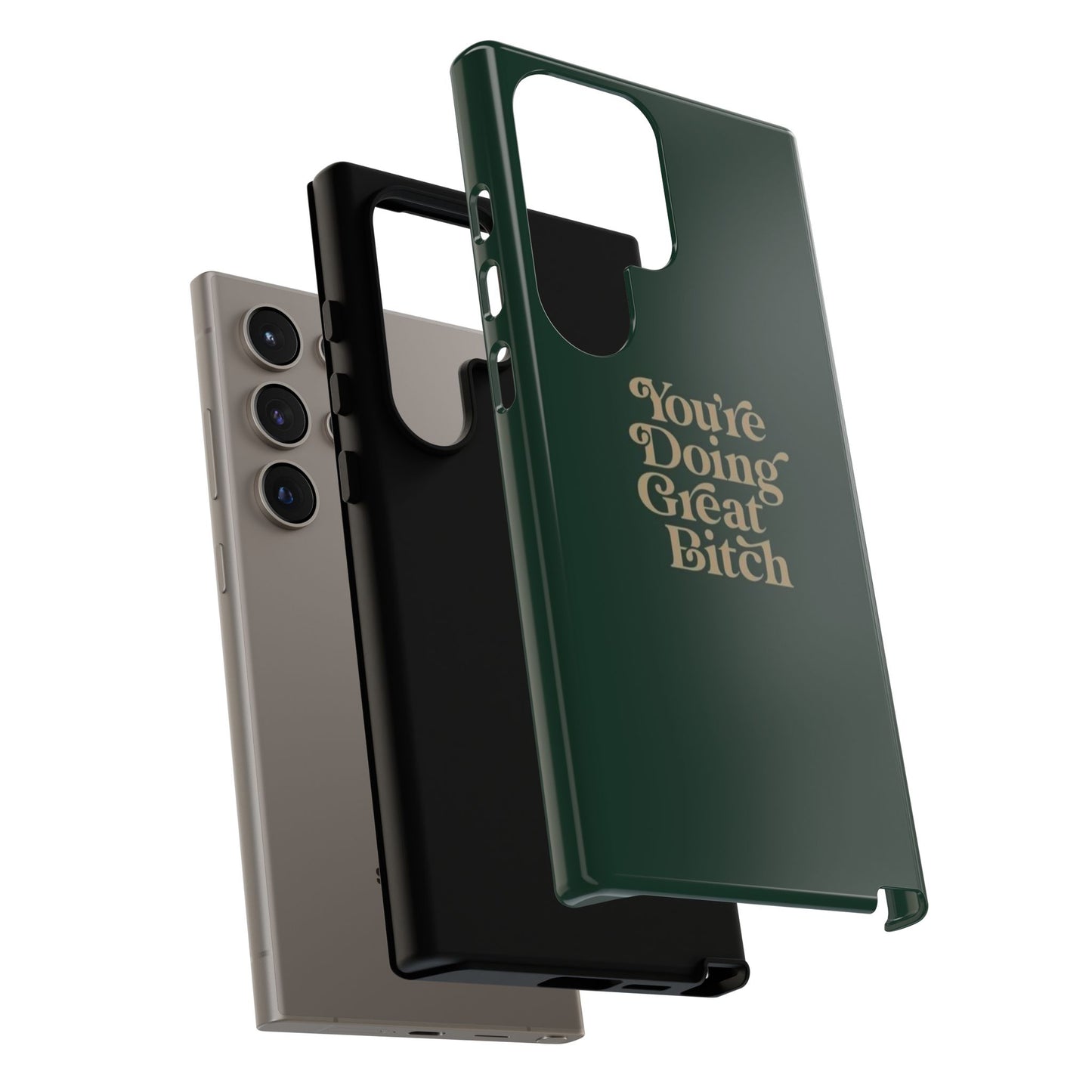 Tough Cases, Encouraging Phone Case, Motivational Phone Cover, Inspirational Phone Protector, Tough Love Phone Case, You're Doing Great
